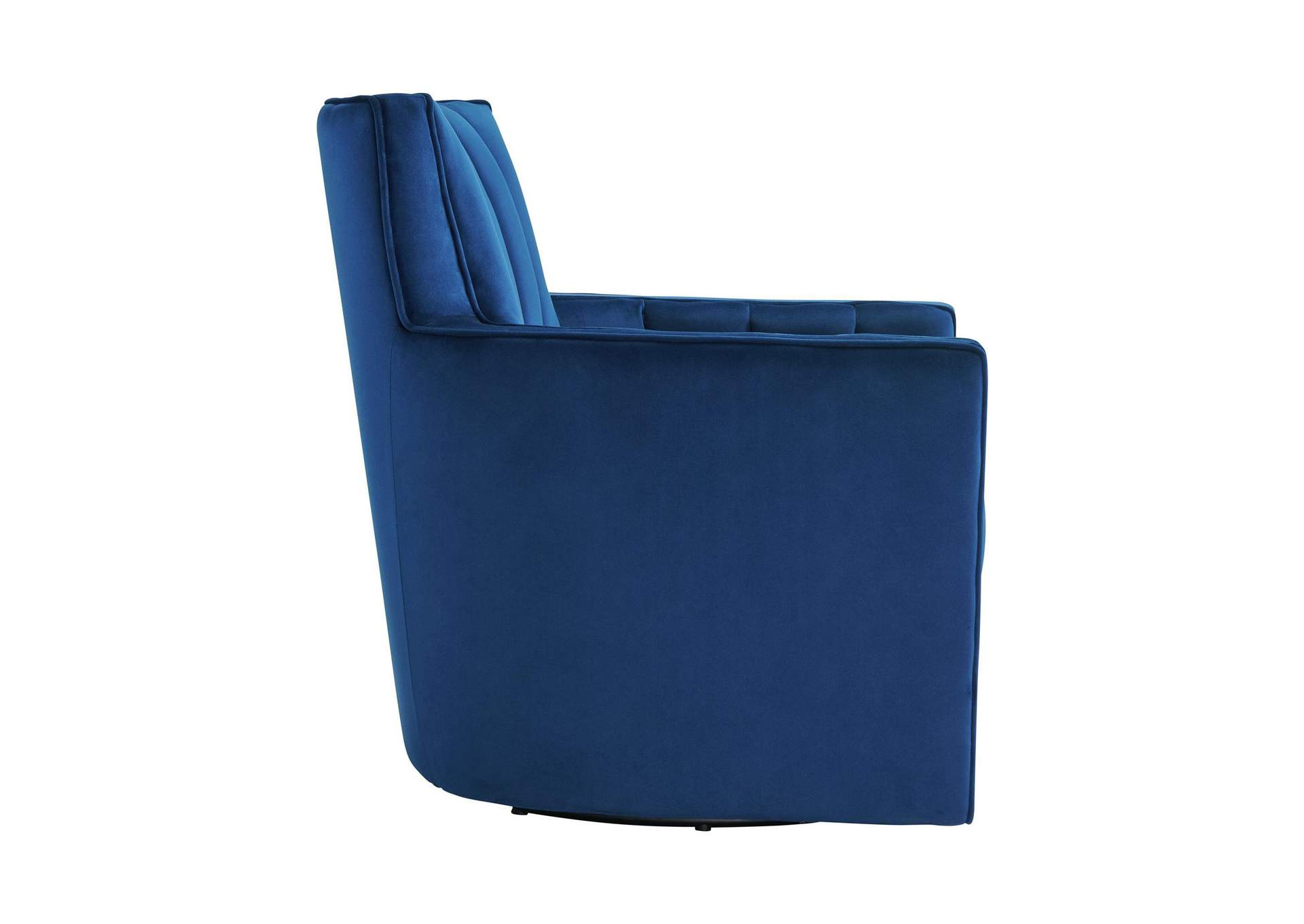 Loden Swivel Chair In Royale Cobalt image 4