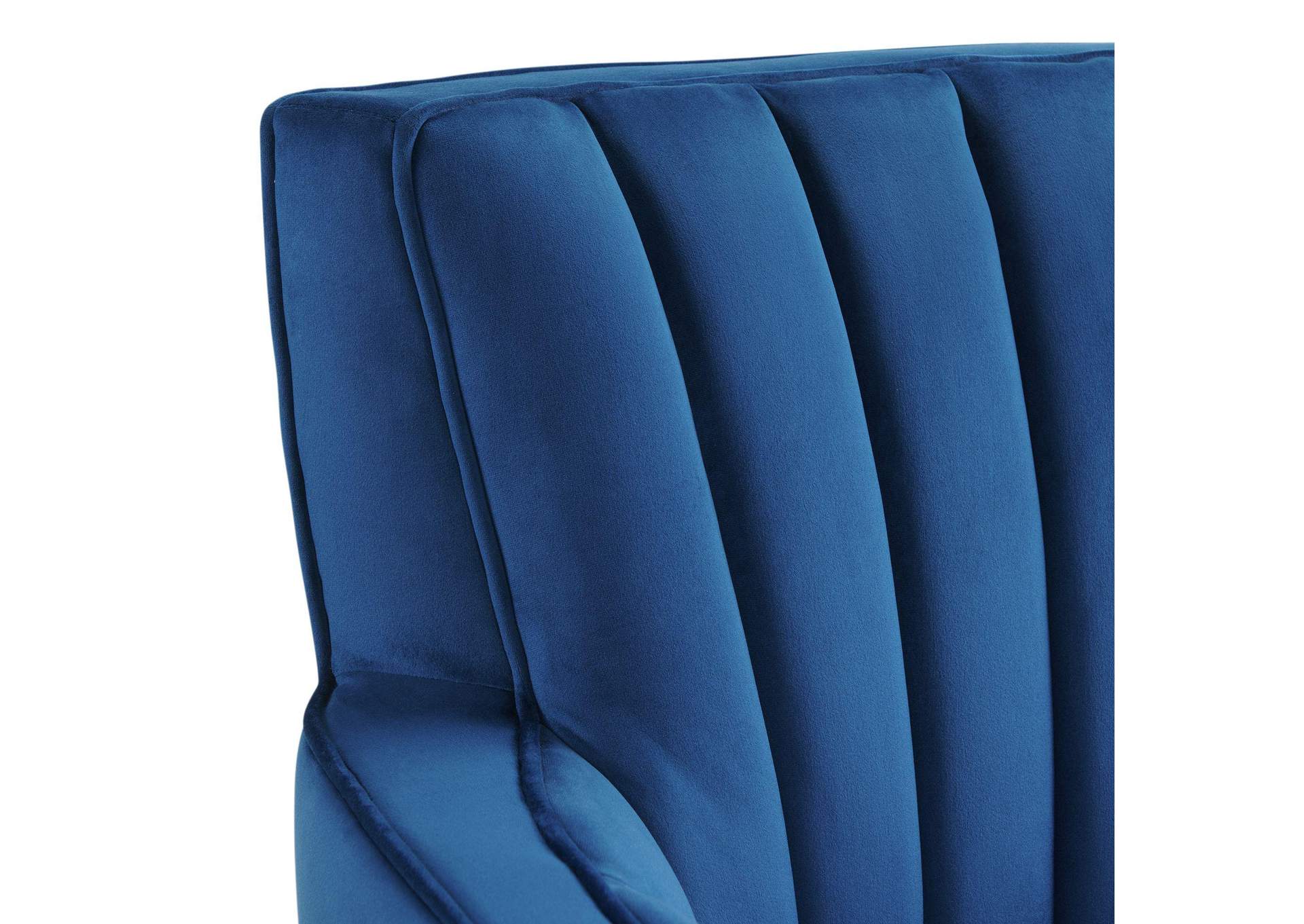 Loden Swivel Chair In Royale Cobalt image 3