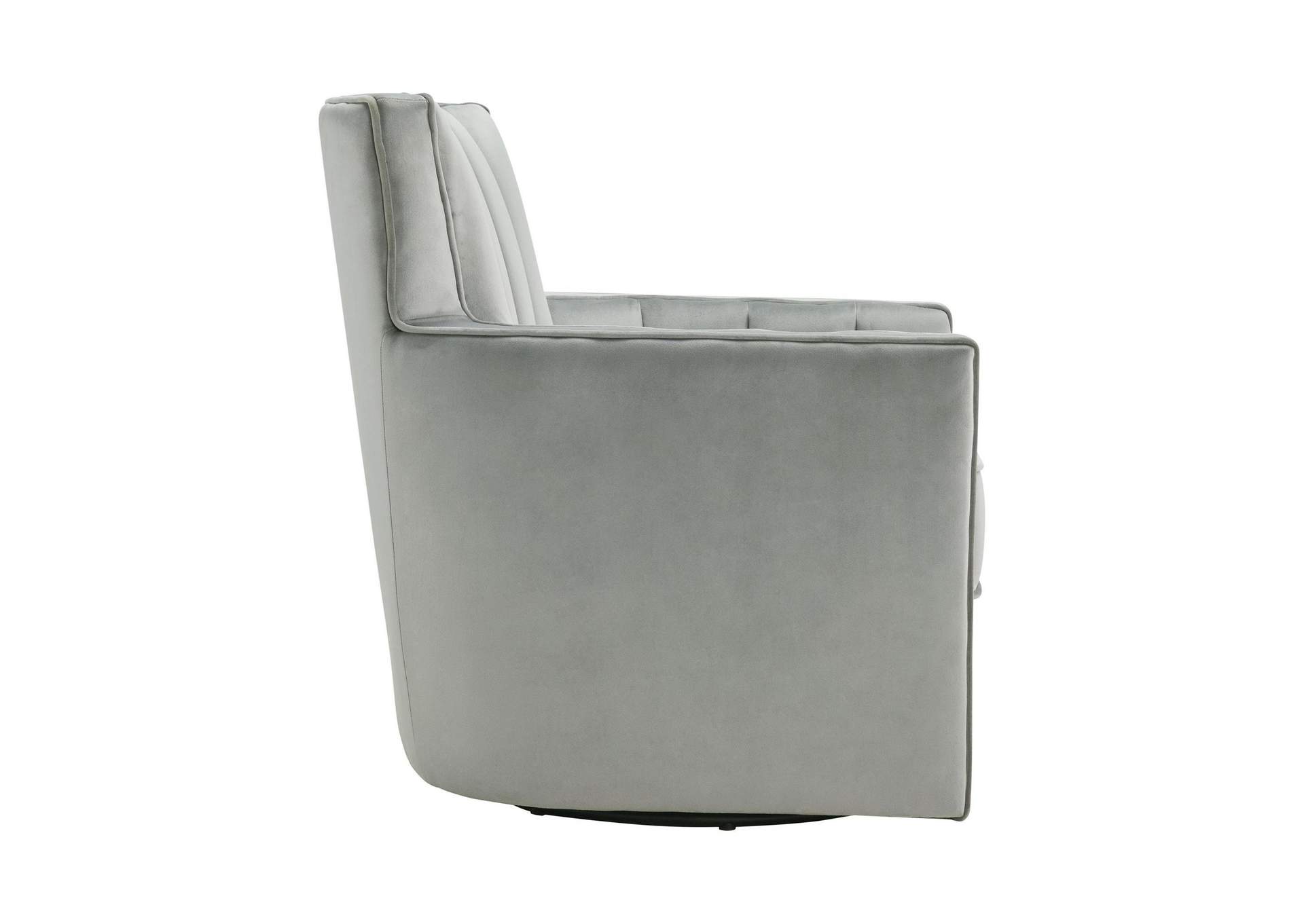 Loden Swivel Chair In Royale Grey image 11