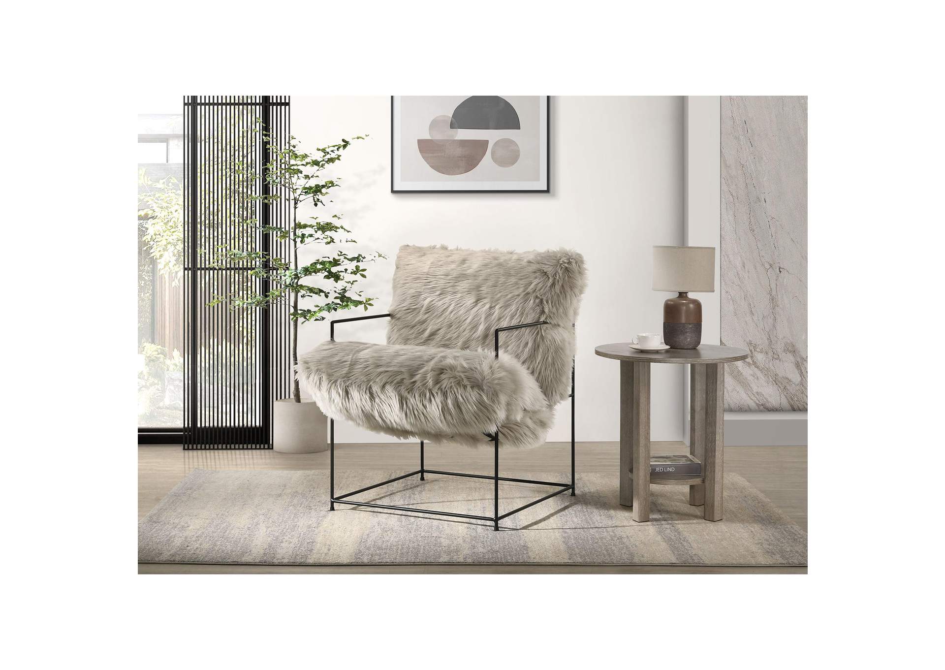 Lotus Chair In Yeti Beige image 1