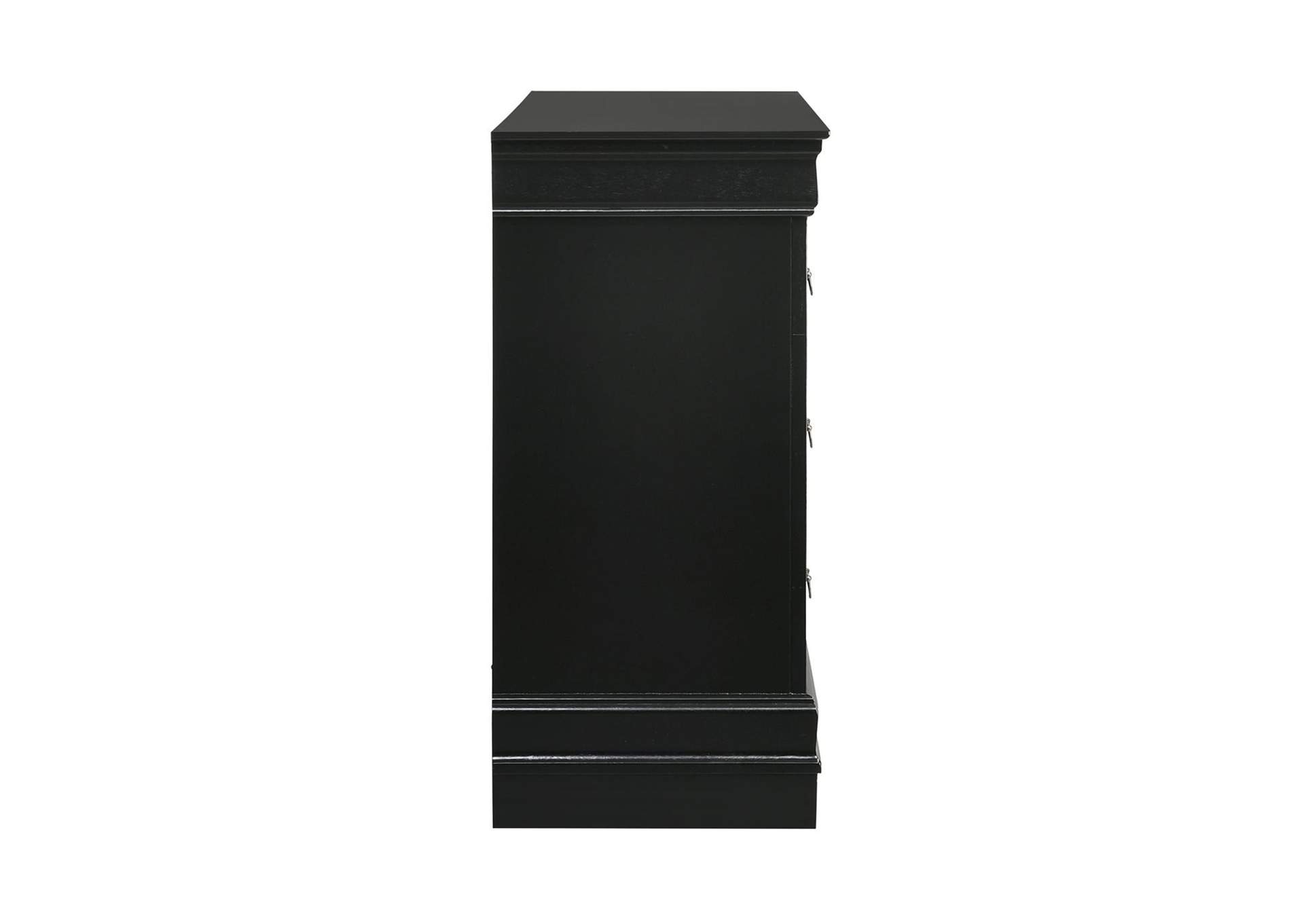 Louis Philippe 6 - Drawer Dresser In Black image 5