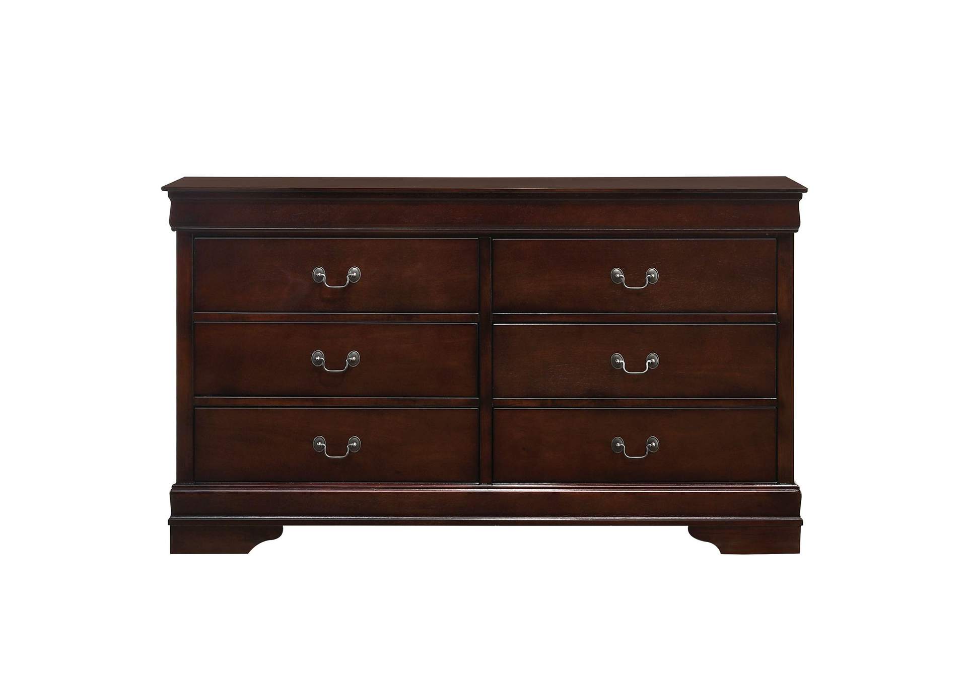 Louis Philippe 6 - Drawer Dresser In Cherry