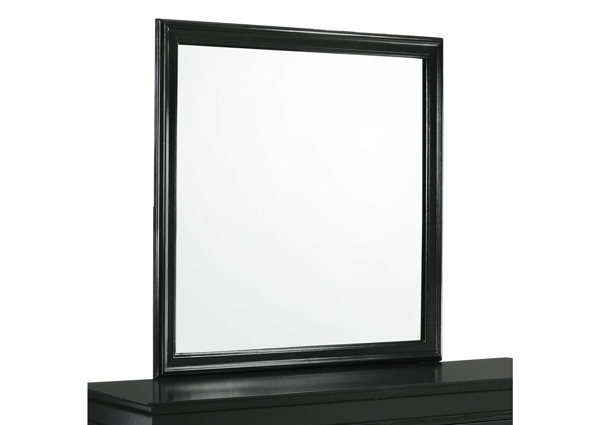 Louis Philippe Queen Panel 5 Piece Bedroom Set In Black image 13