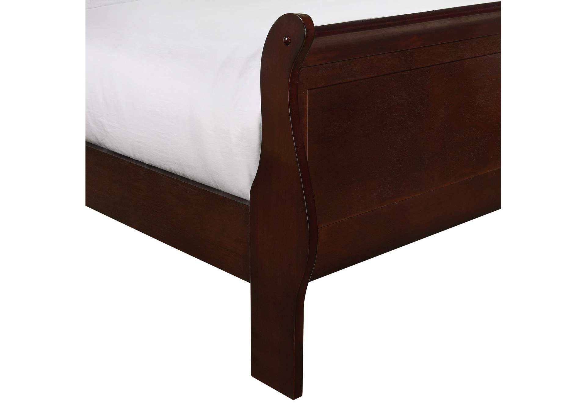 Louis Philippe Twin Panel Bed In Cherry