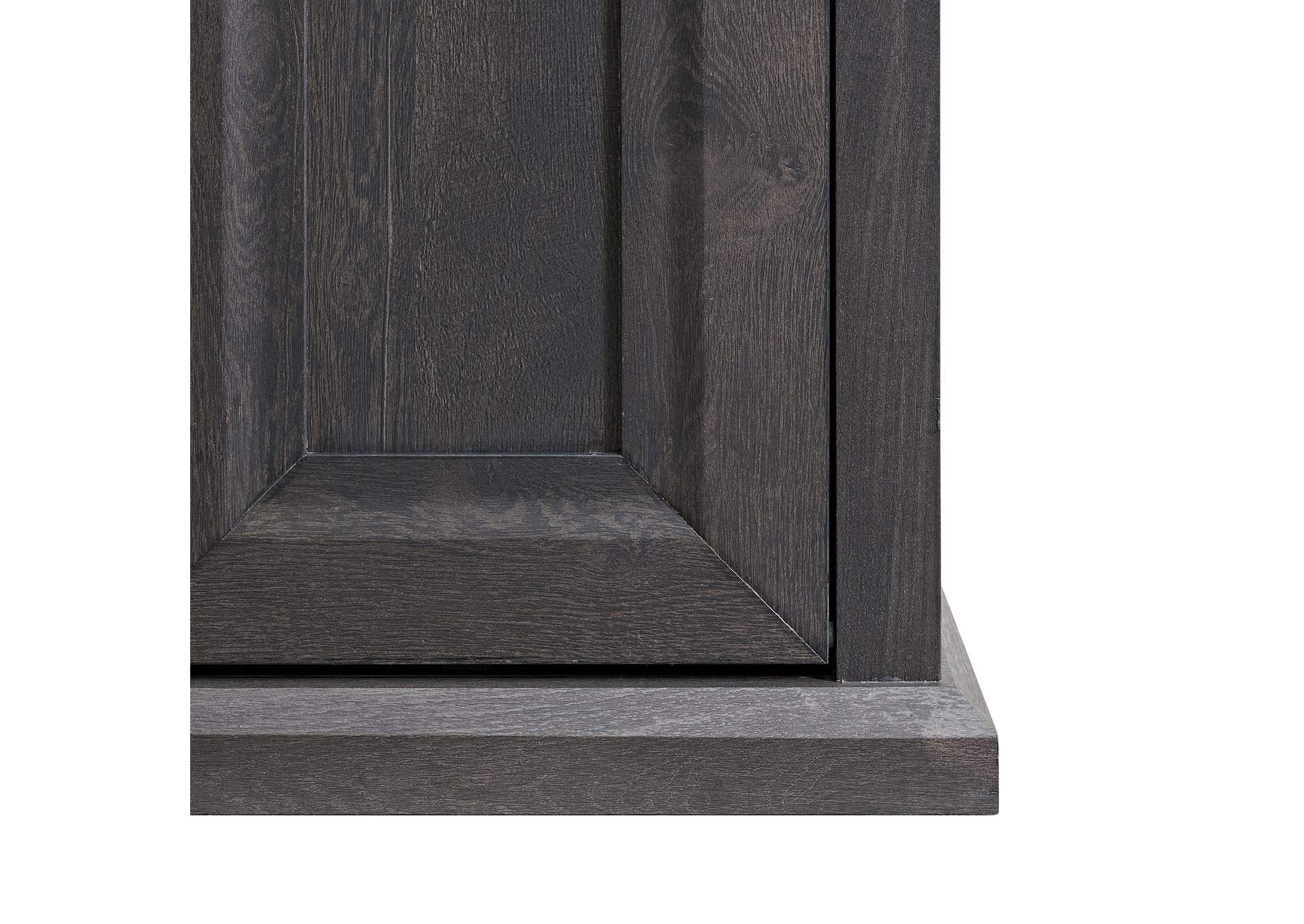 Macau Console With 23 Fireplace Insert In Grey image 6