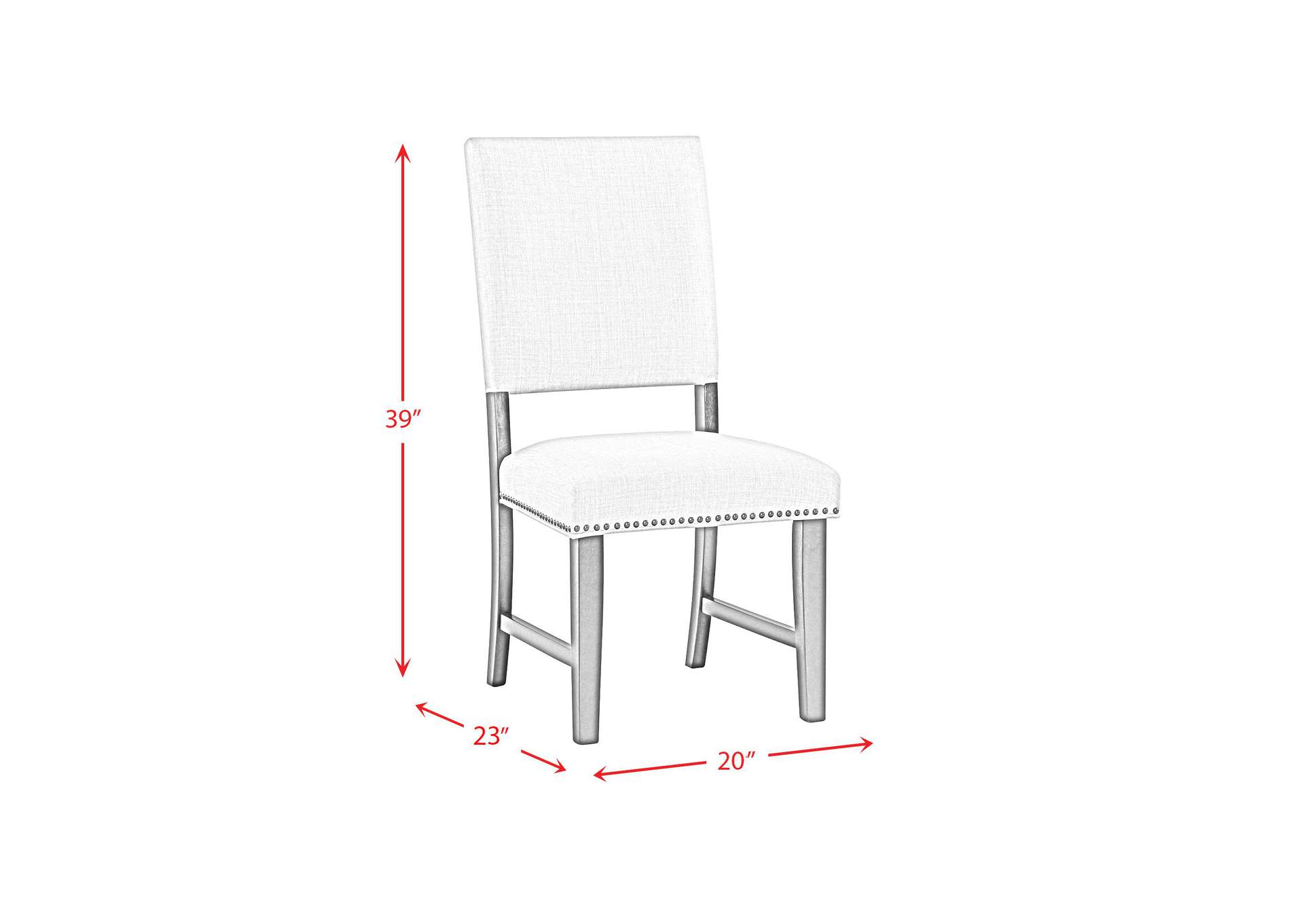 Maddox Dining Side Chair With Stretcher 2 Piece Per Carton image 7