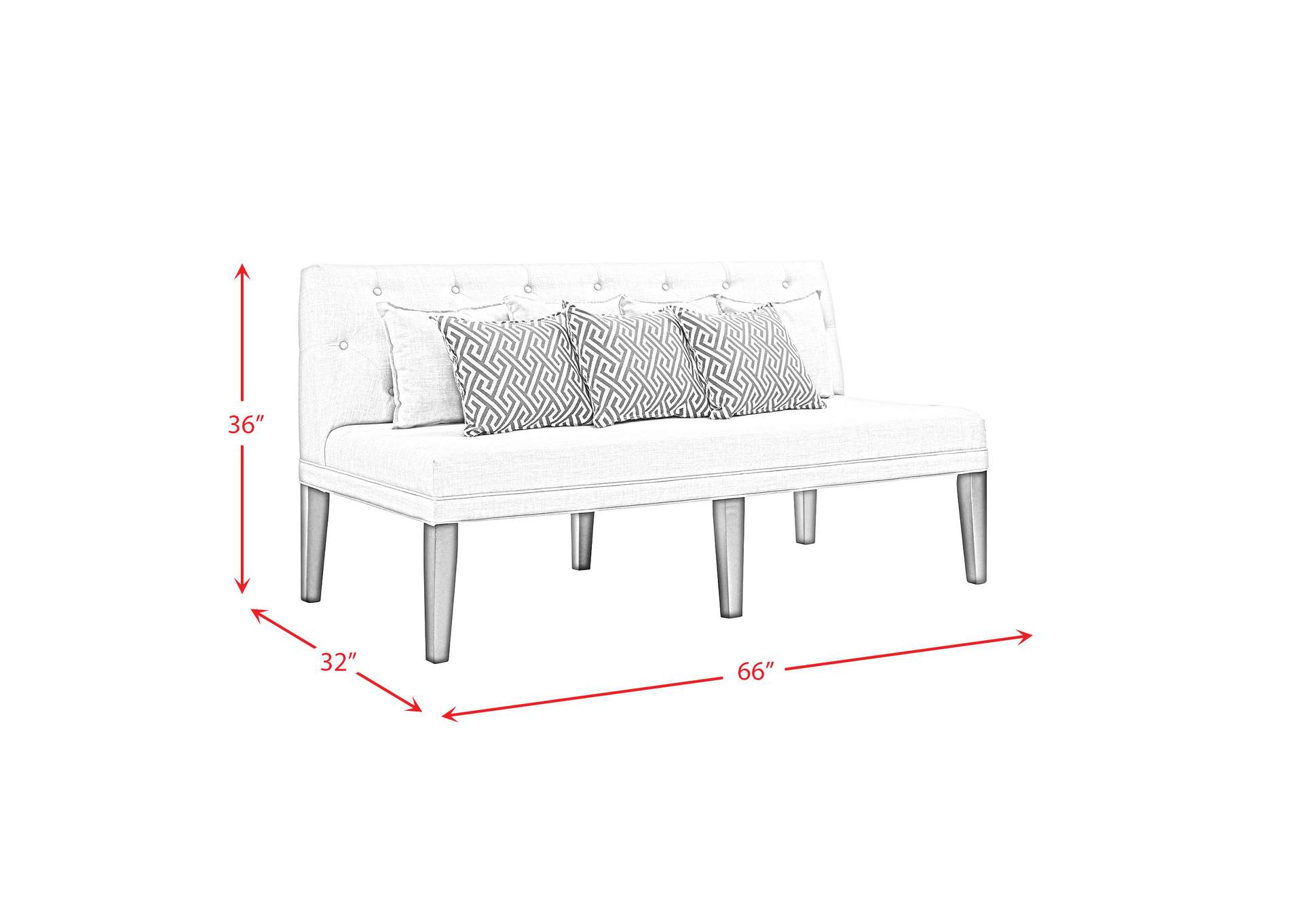 Maddox Dining Sofa With Seven Pillows image 6