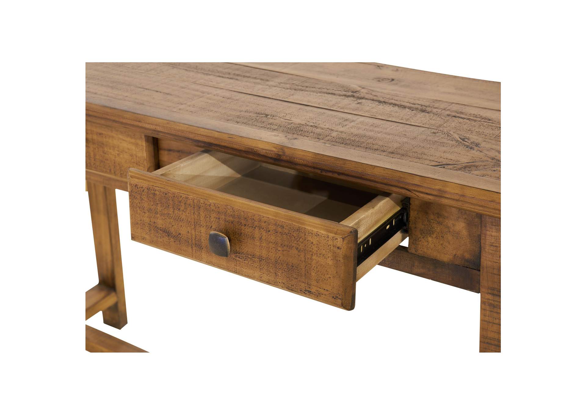 Madison Console Table With Bench Latte Finish