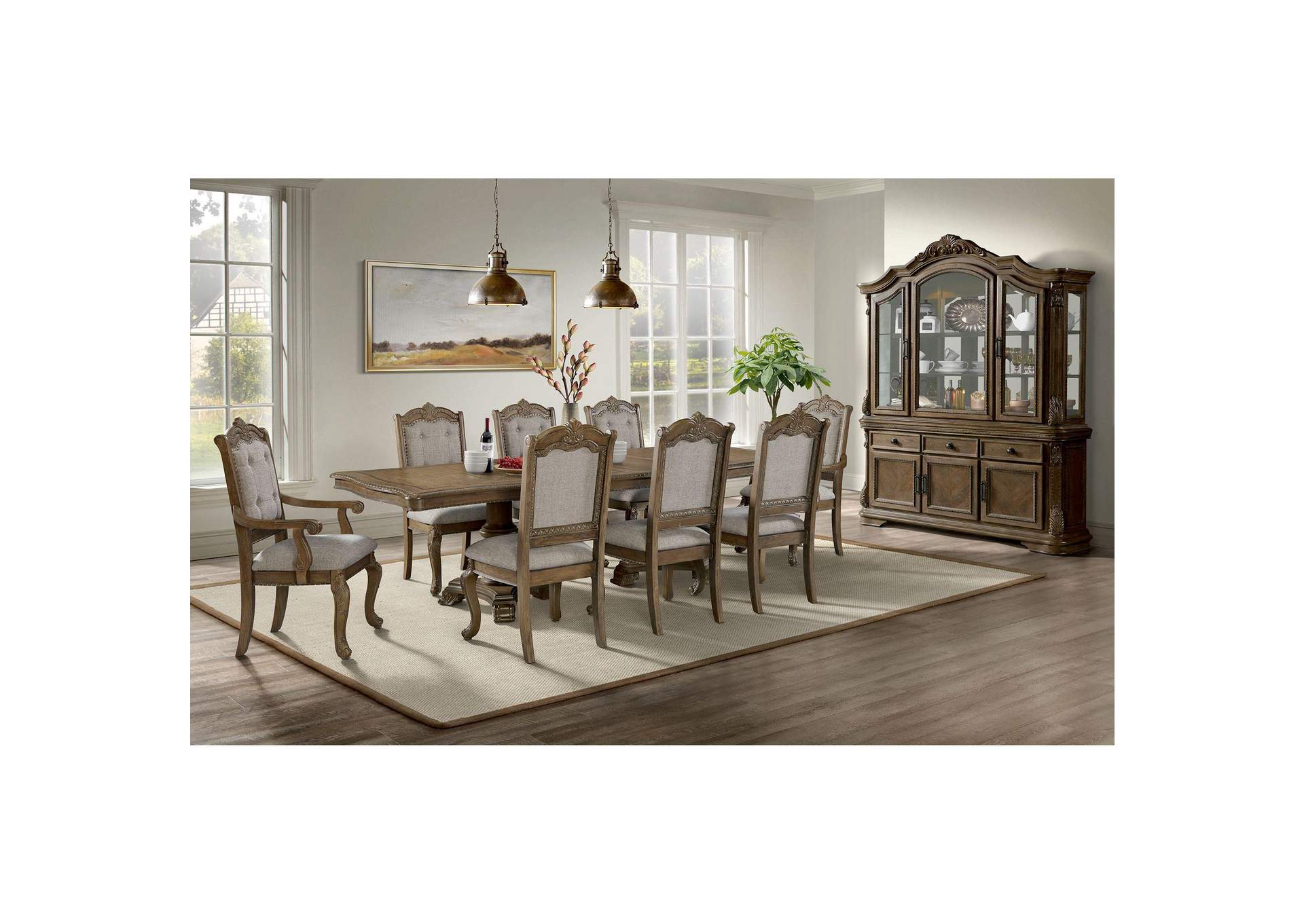 Madison Park Server In Walnut image 1