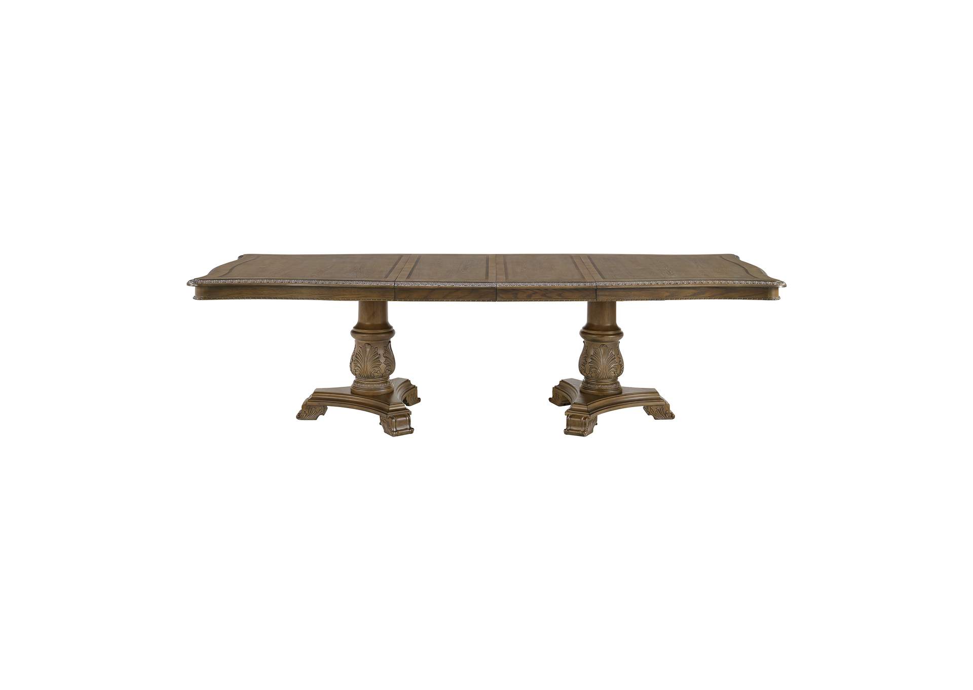 Madison Park Rectangular Dining Table With 2 18 Leaves In Walnut image 4