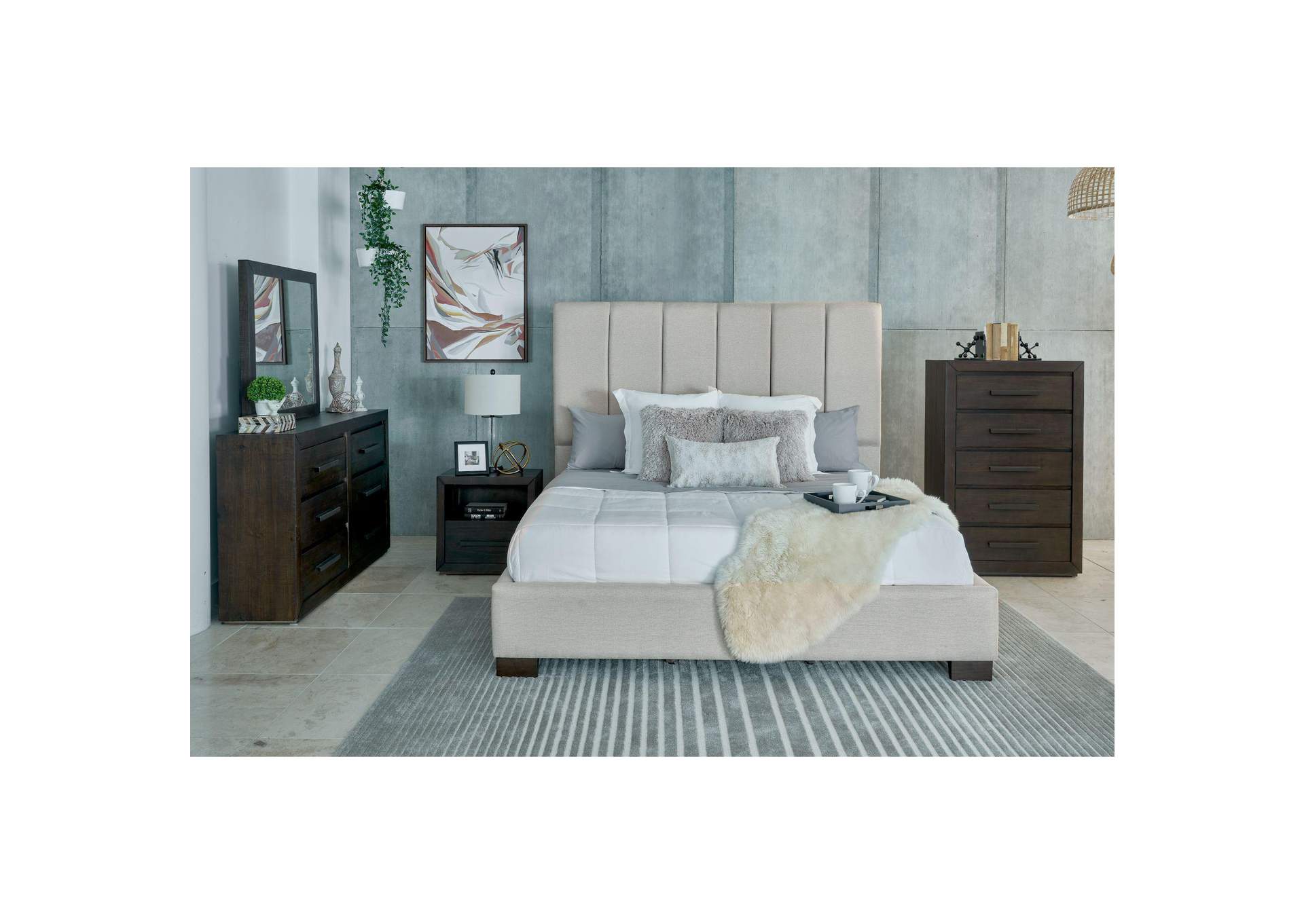 Magnum Nightstand In Grey image 1