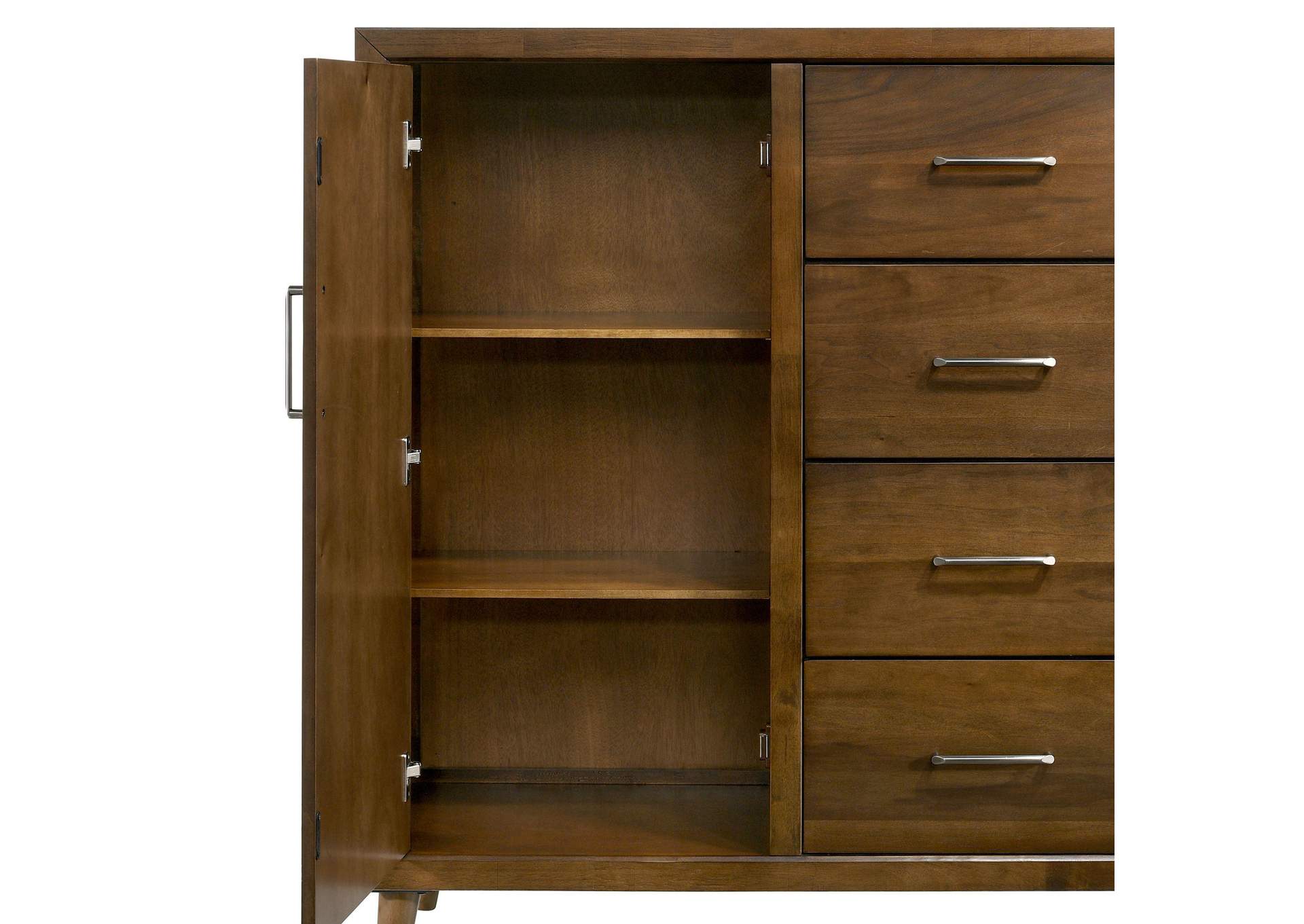 Malibu 4 - Drawer Chest In Walnut image 6