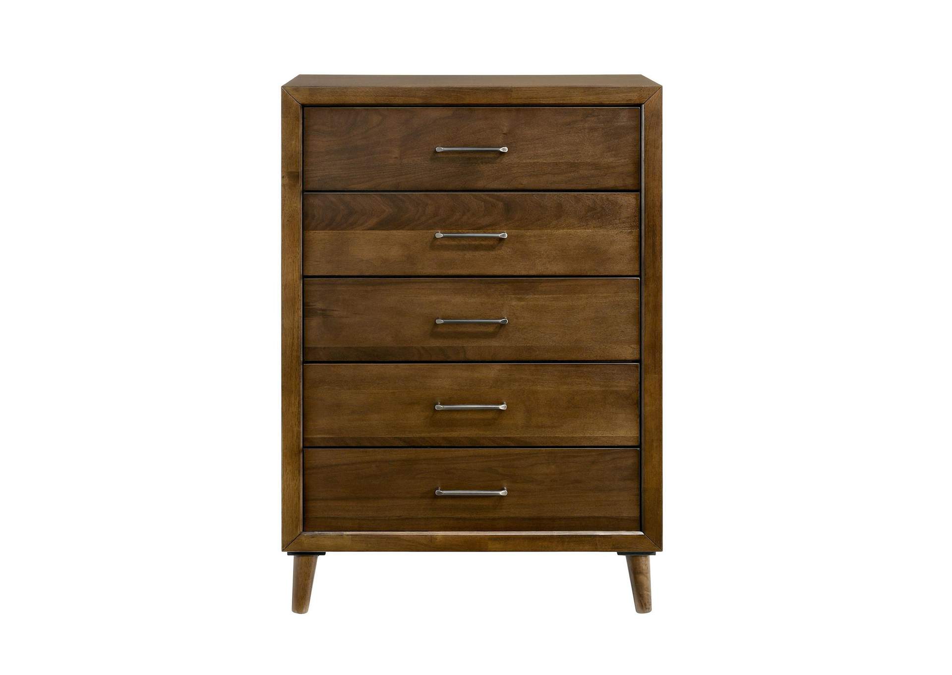 Malibu 5 - Drawer Chest In Walnut image 10