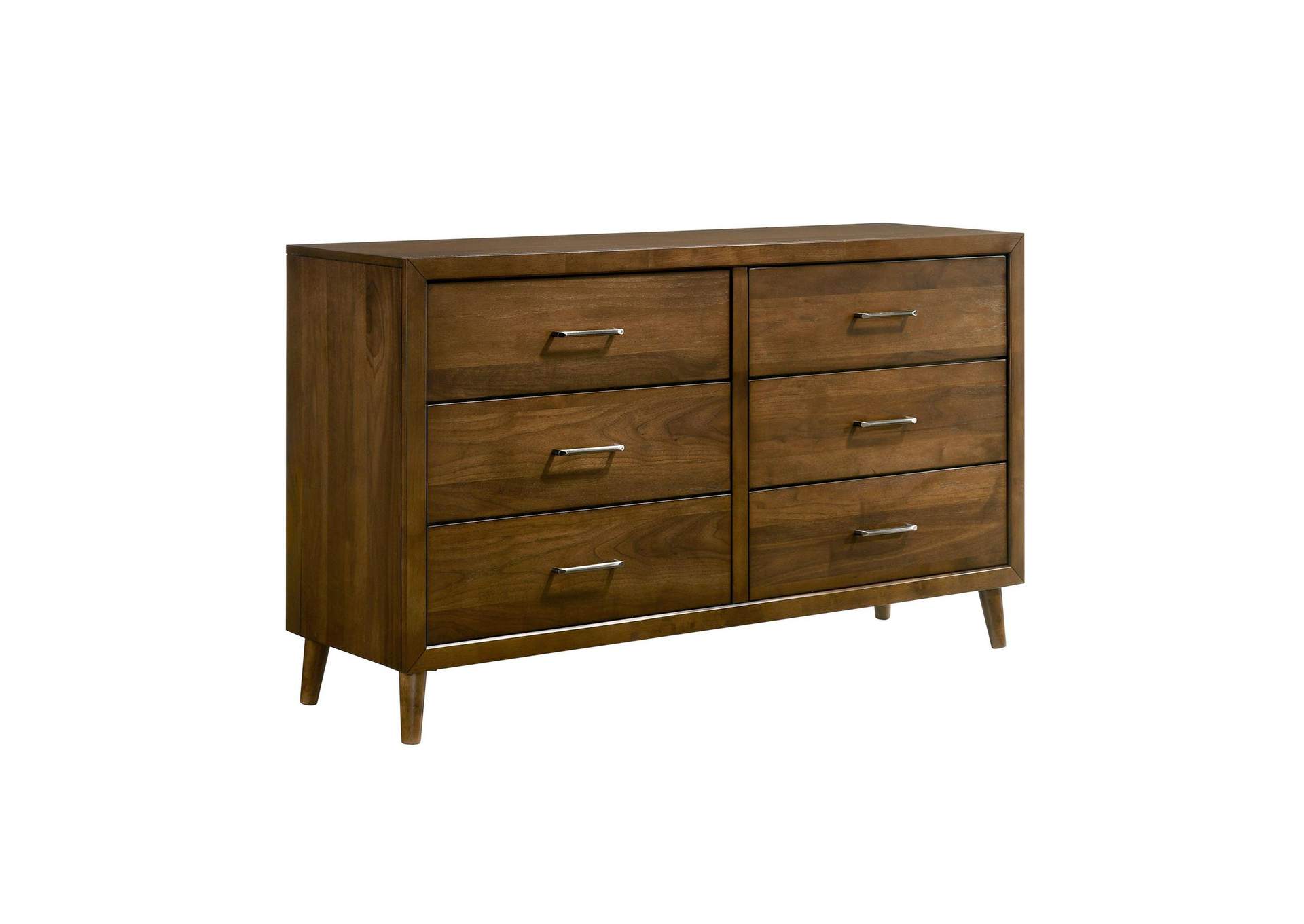 Malibu 6 - Drawer Dresser In Walnut image 8