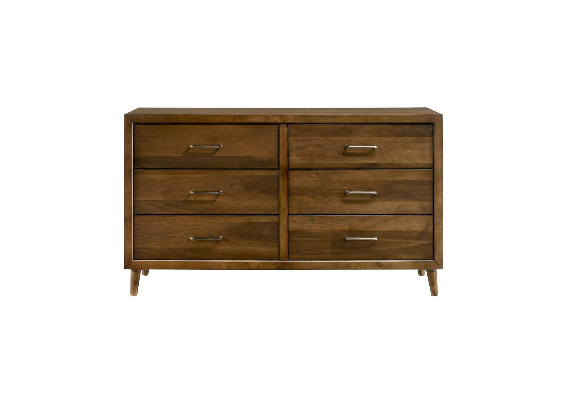 Malibu 6 - Drawer Dresser In Walnut image 9