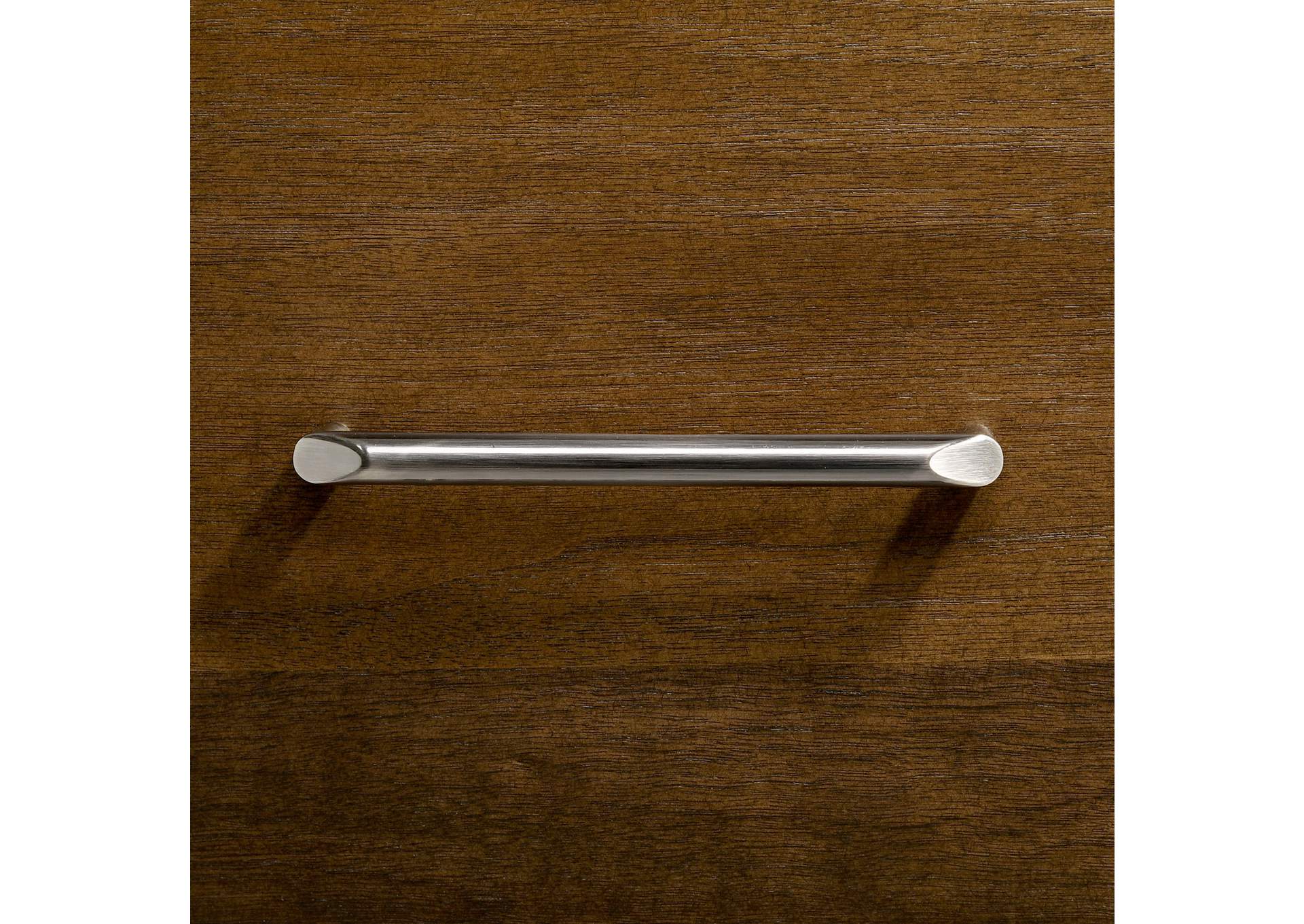 Malibu Bench With Grey Fabric In Walnut image 8
