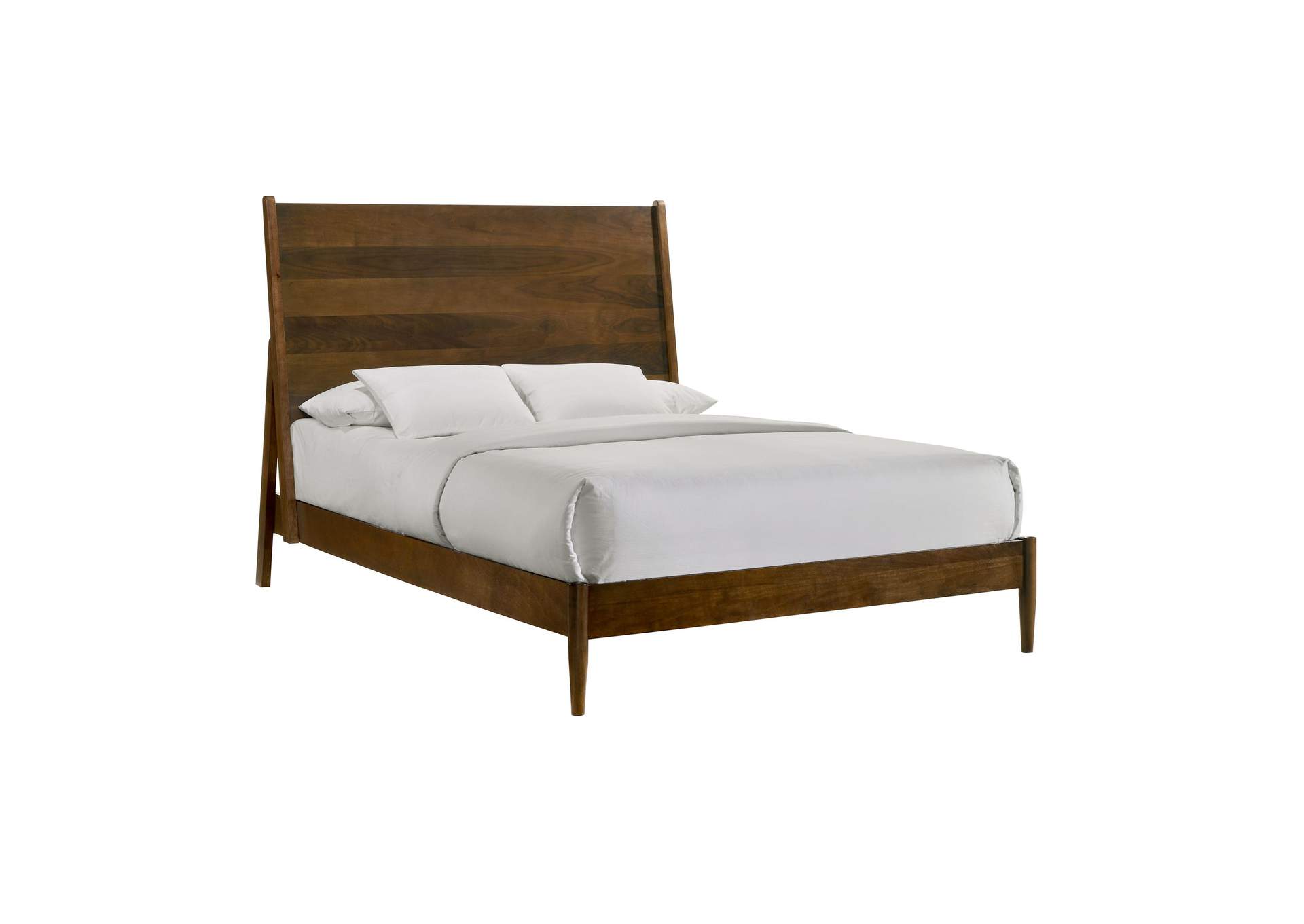 Malibu Queen Panel Bed In Walnut Single Pack