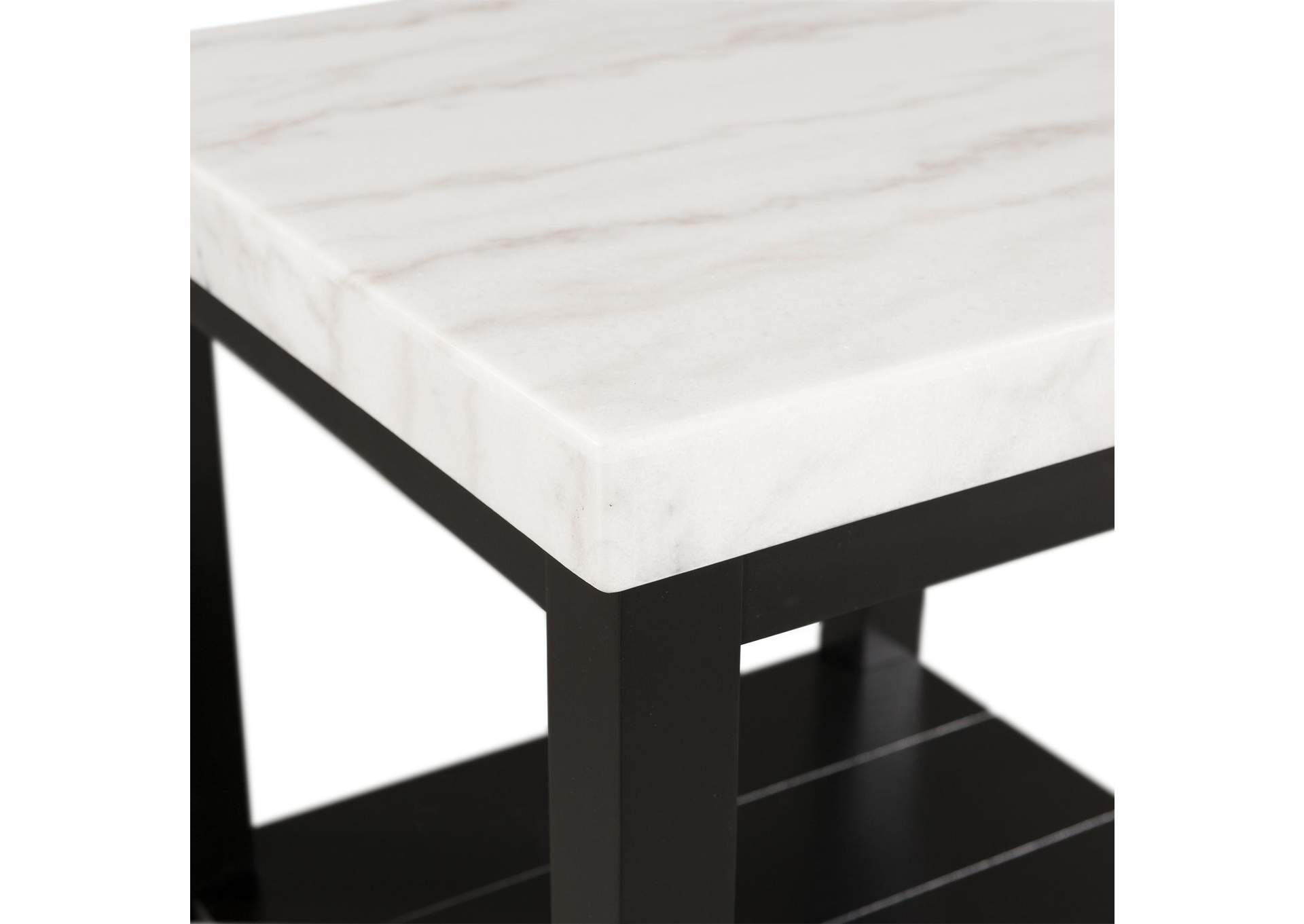 Marcello White End Table image 4