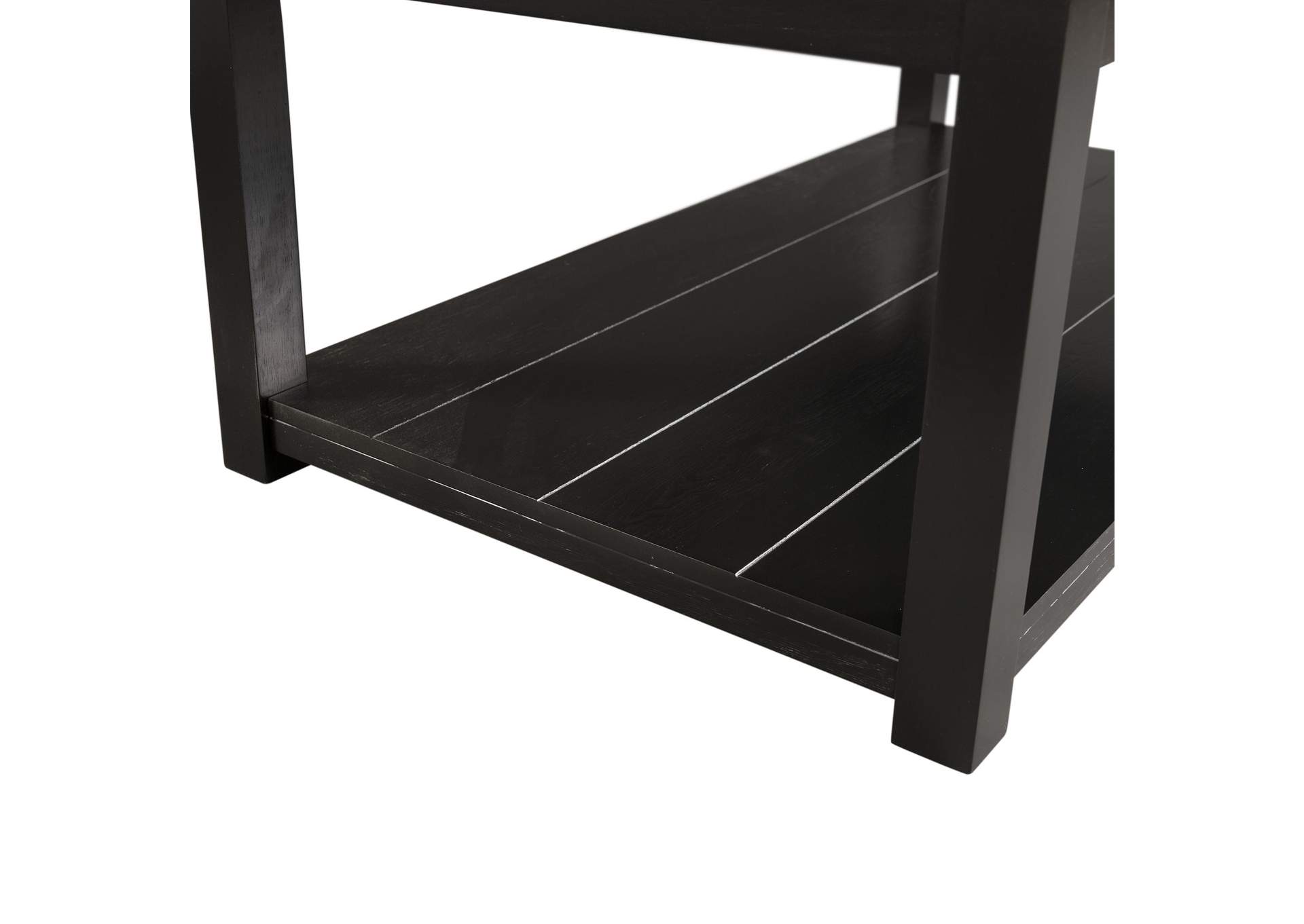 Marcello With White Top - Rectangular Coffee Table With Casters image 6