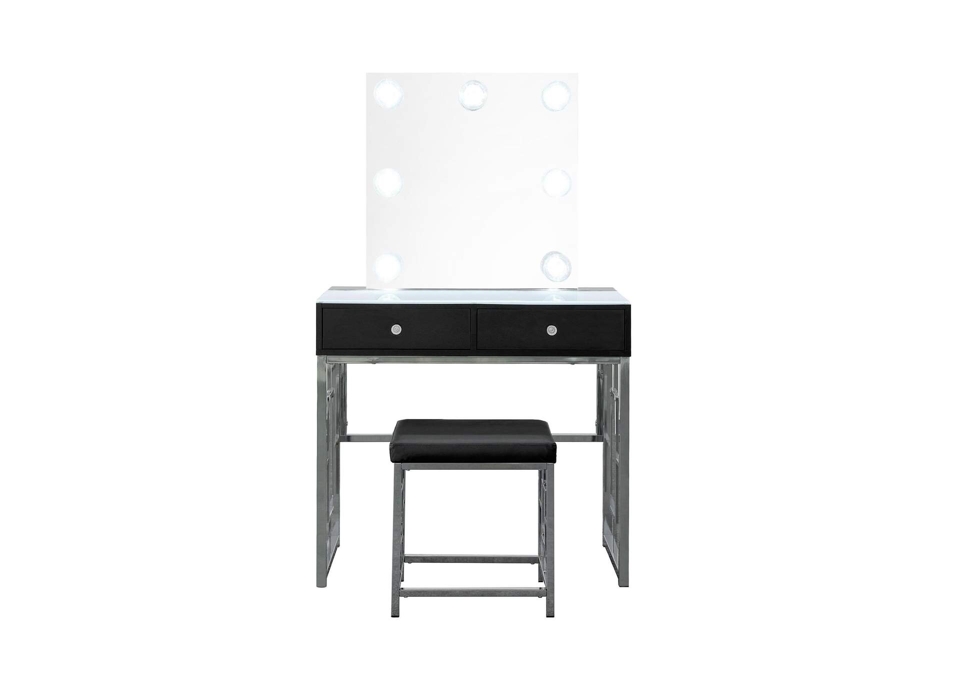 Margo Dressing Table With Power - Mirror - Stool Light image 14