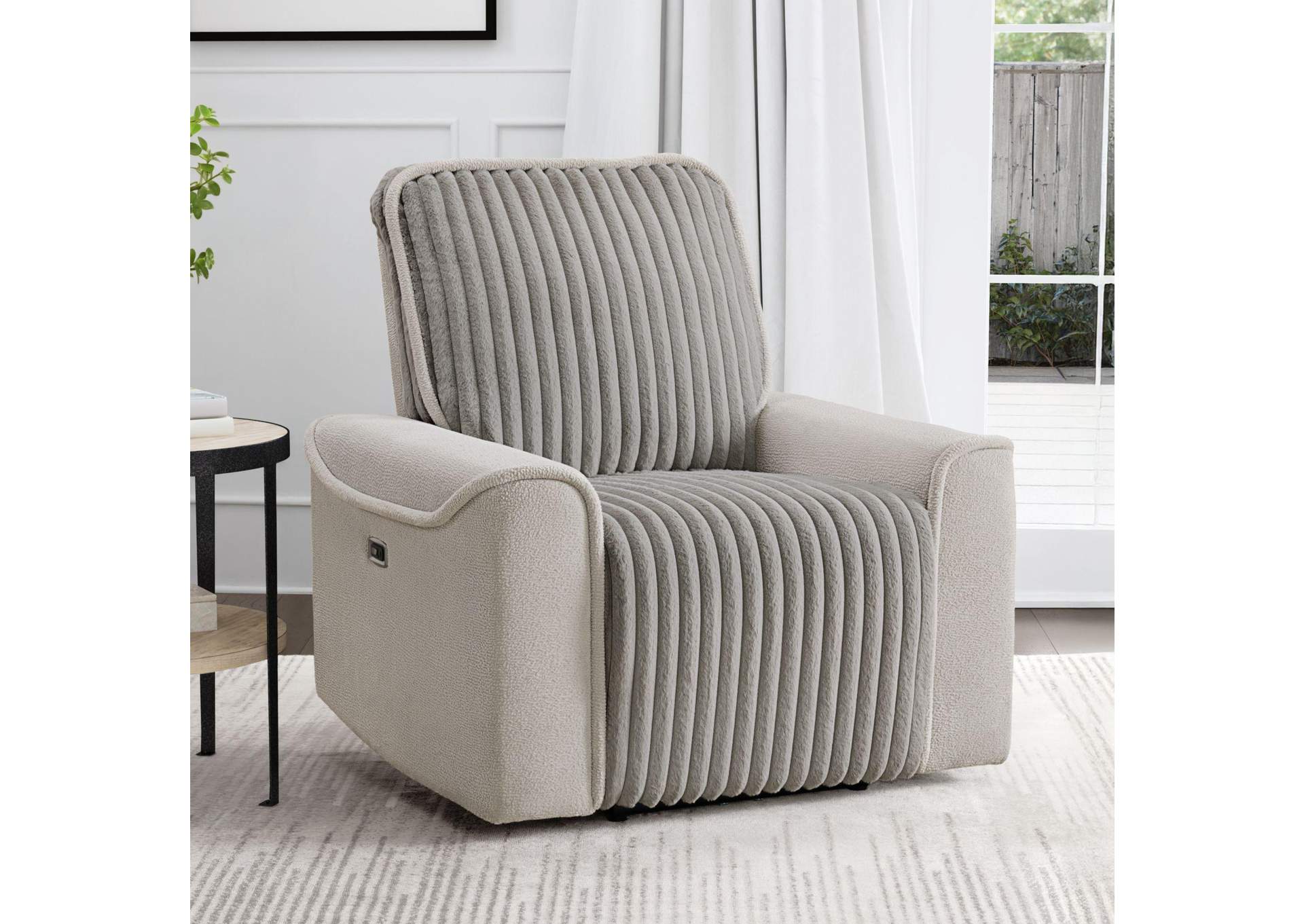 Mariner Power Recliner In Toscana Ash image 1