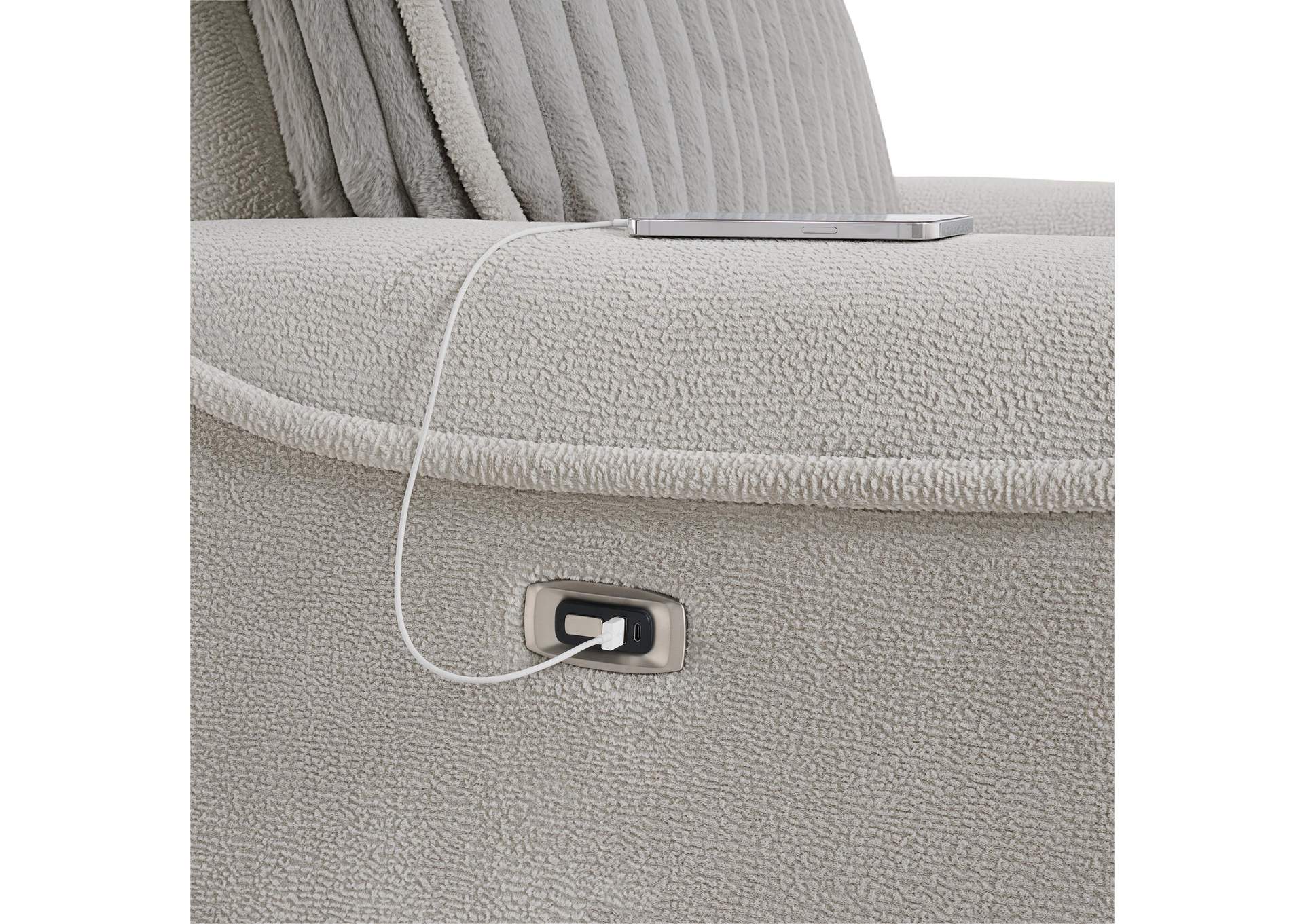 Mariner Power Recliner In Toscana Ash image 4