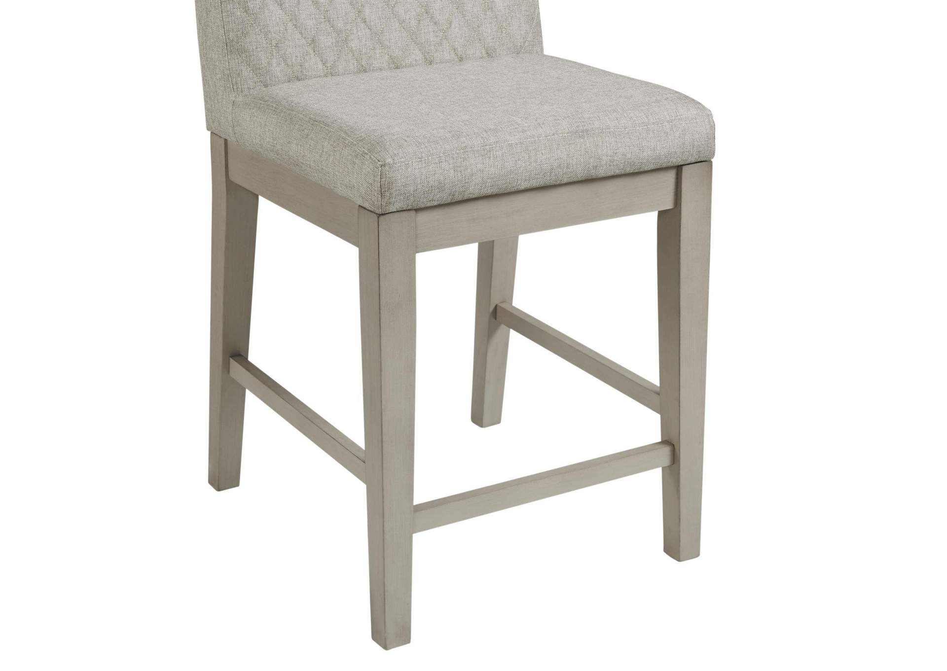 Marly Counter Side Chair With Diamond Back In Grey 2 Per Carton image 8