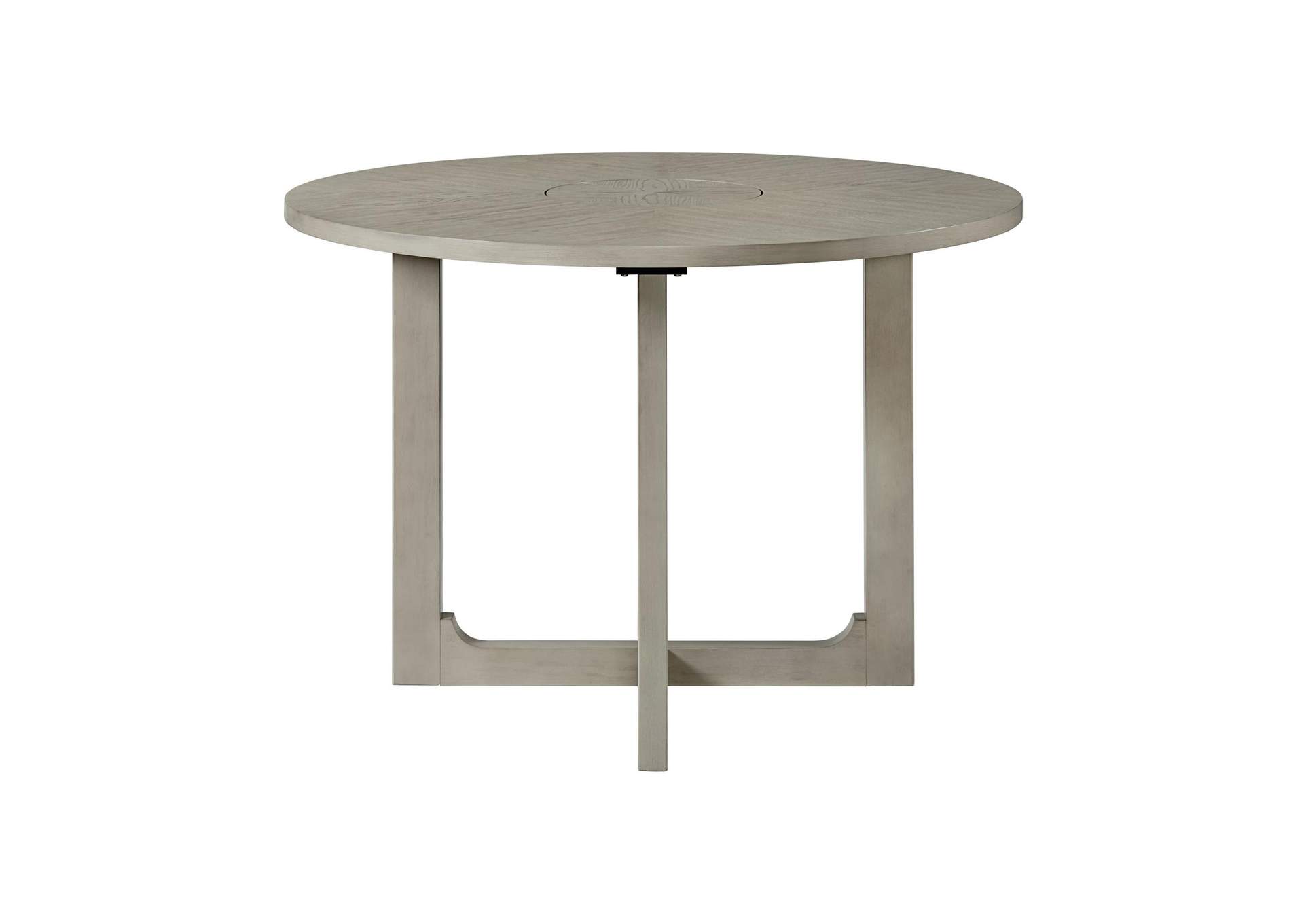 Marly Round Counter Table With Lazy Susan In Grey image 10