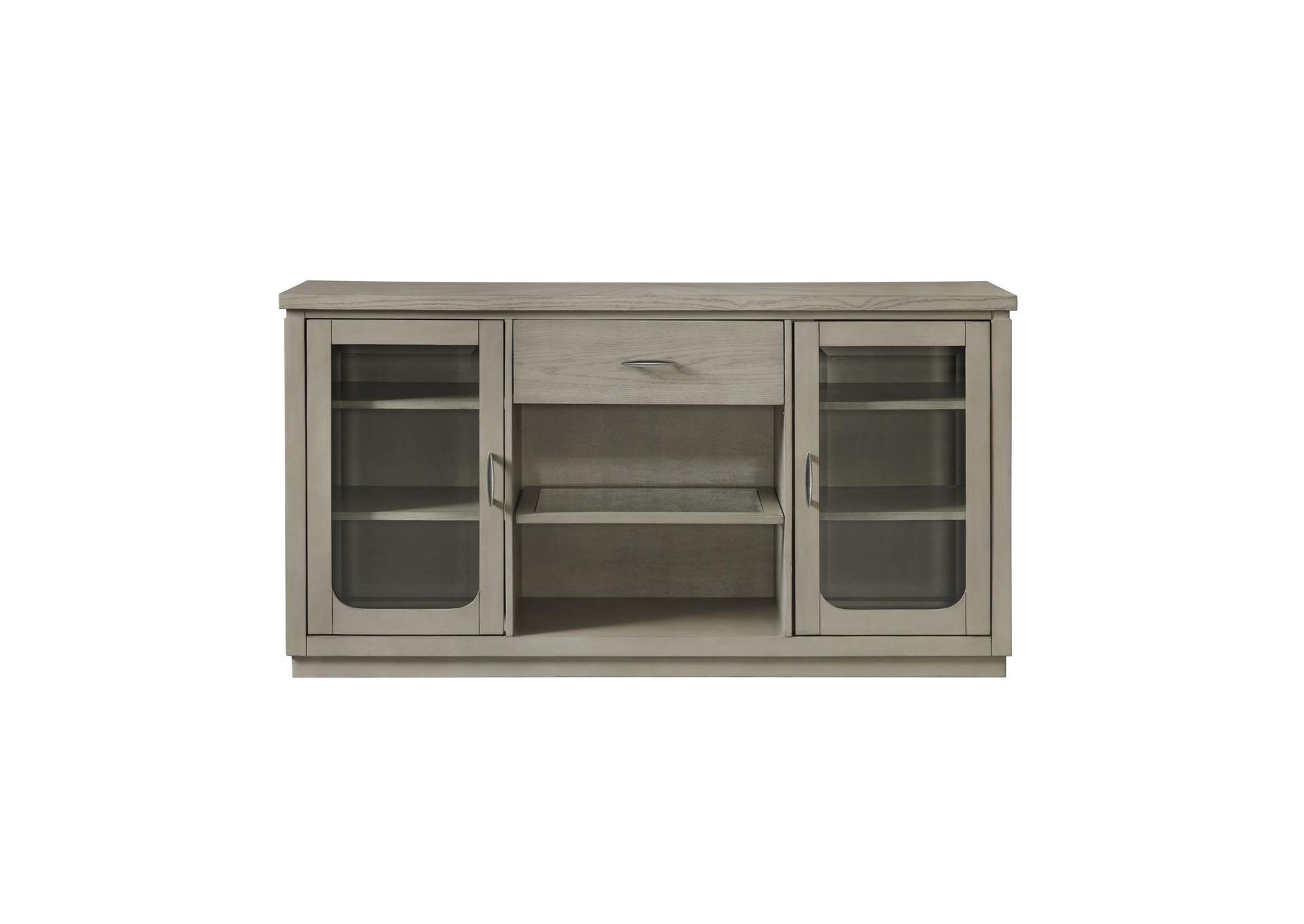 Marly Server With Glass Door Led Light In Grey image 8