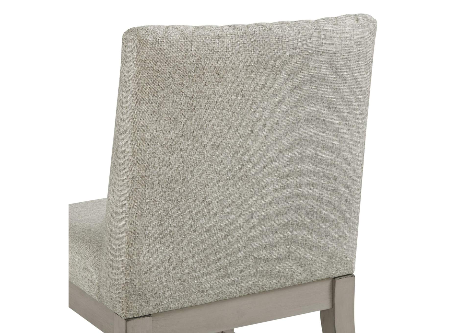 Marly Side Chair With Diamond Back In Grey 2 Per Carton image 7