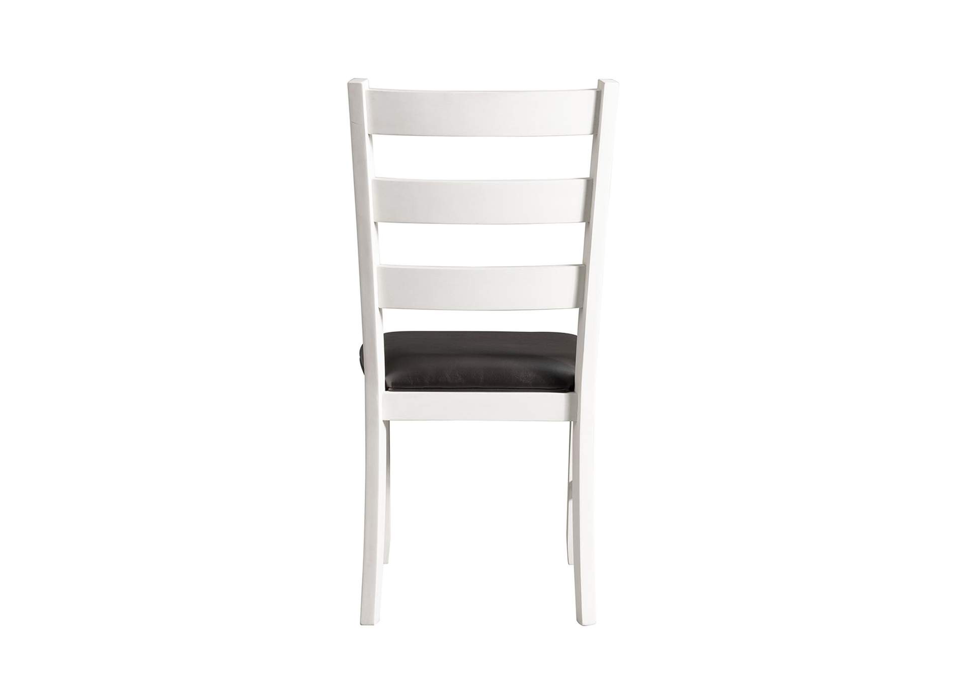 Martin Dining Side Chair With Black Pu - White Finish 2 Per Carton image 11