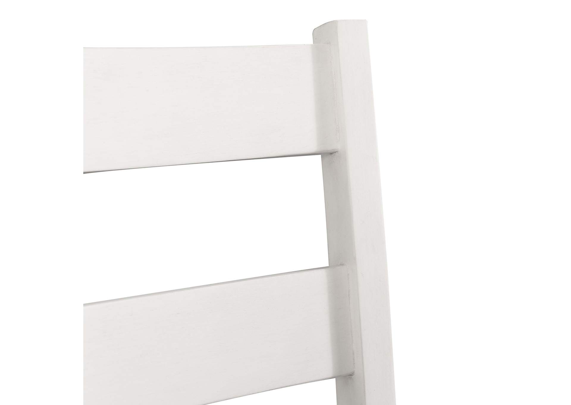 Martin Dining Side Chair With Black Pu - White Finish 2 Per Carton image 4