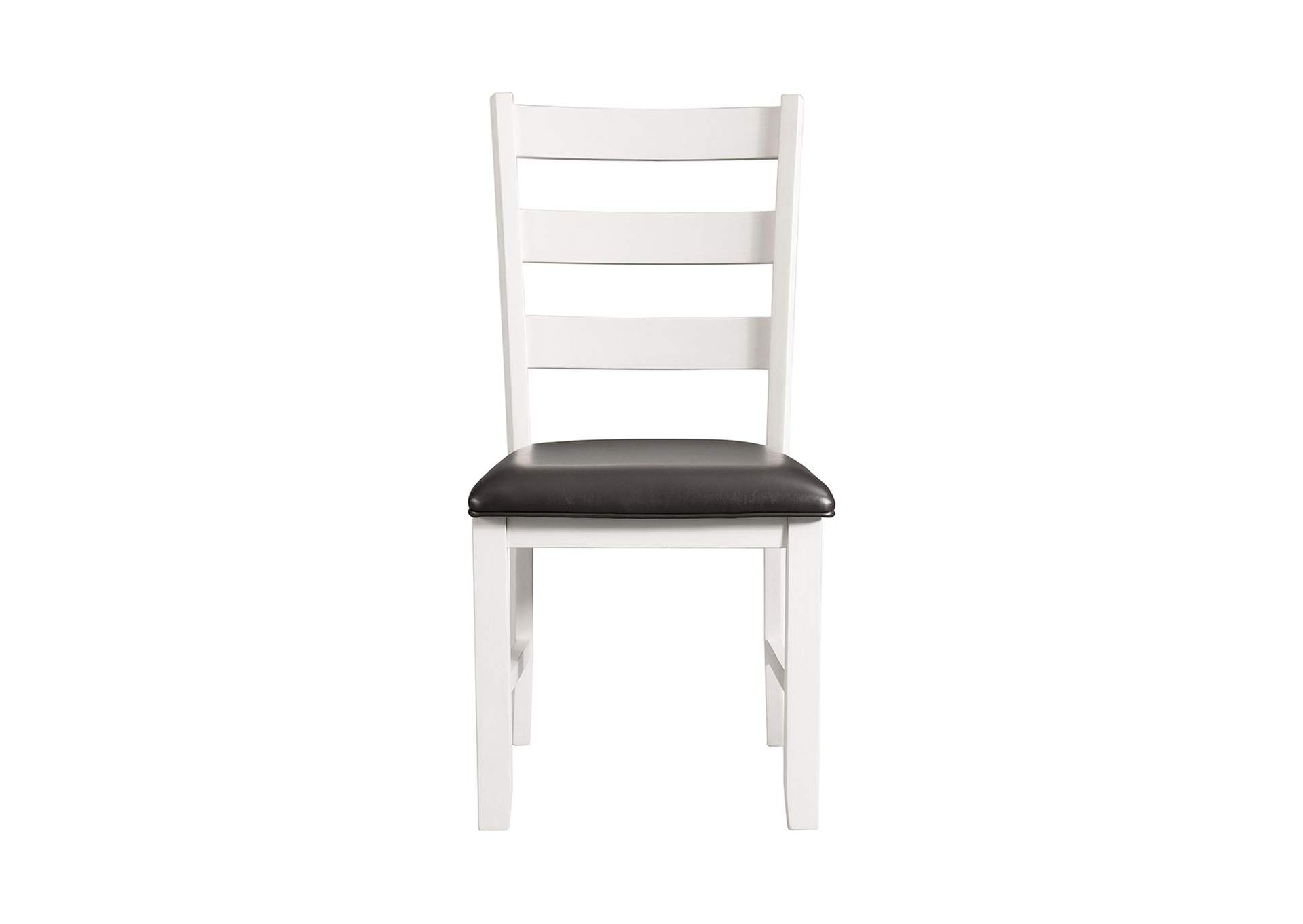 Martin Dining Side Chair With Black Pu - White Finish 2 Per Carton image 8