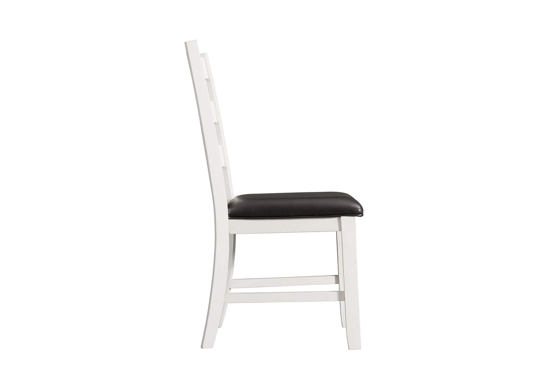Martin Dining Side Chair With Black Pu - White Finish 2 Per Carton image 10