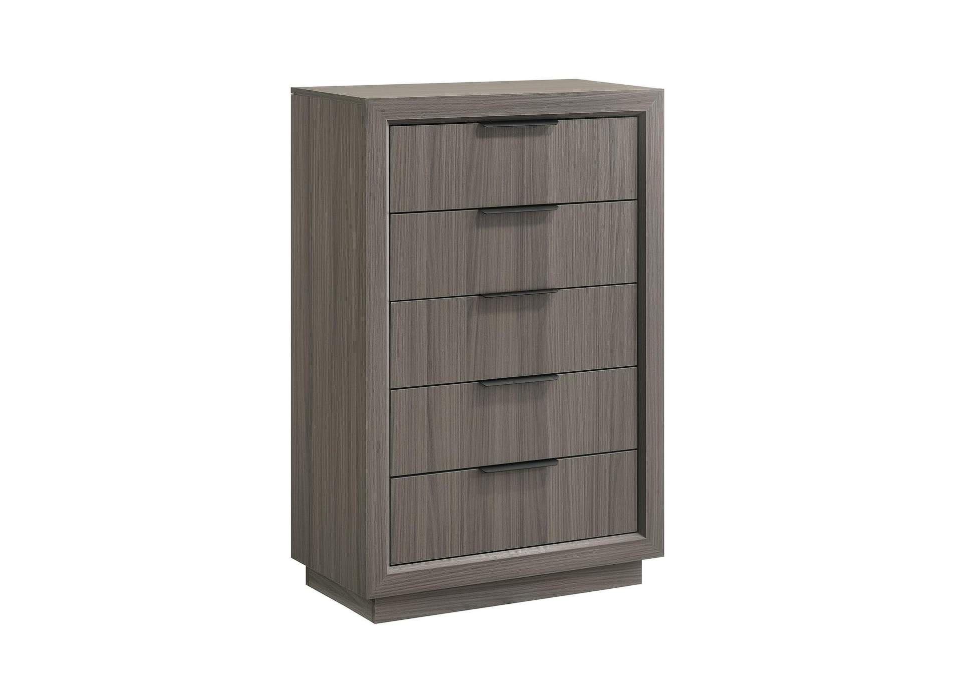 Martina 5 - Drawer Chest In Grey image 3