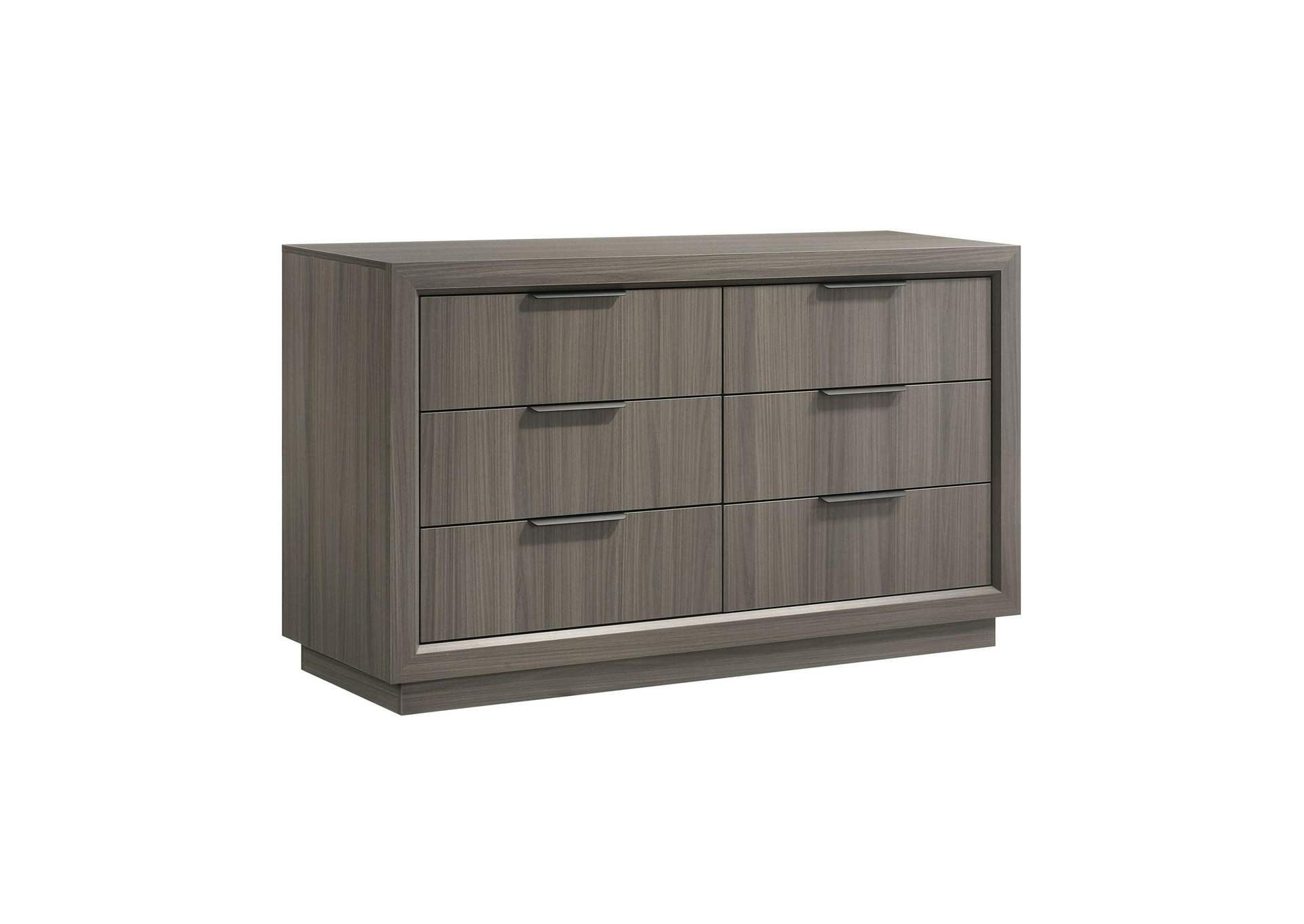 Martina 6 - Drawer Dresser In Grey image 3