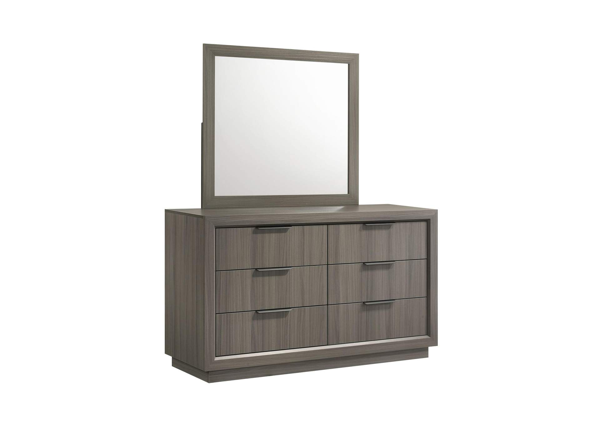 Martina Dresser And Mirror Set In Grey image 3