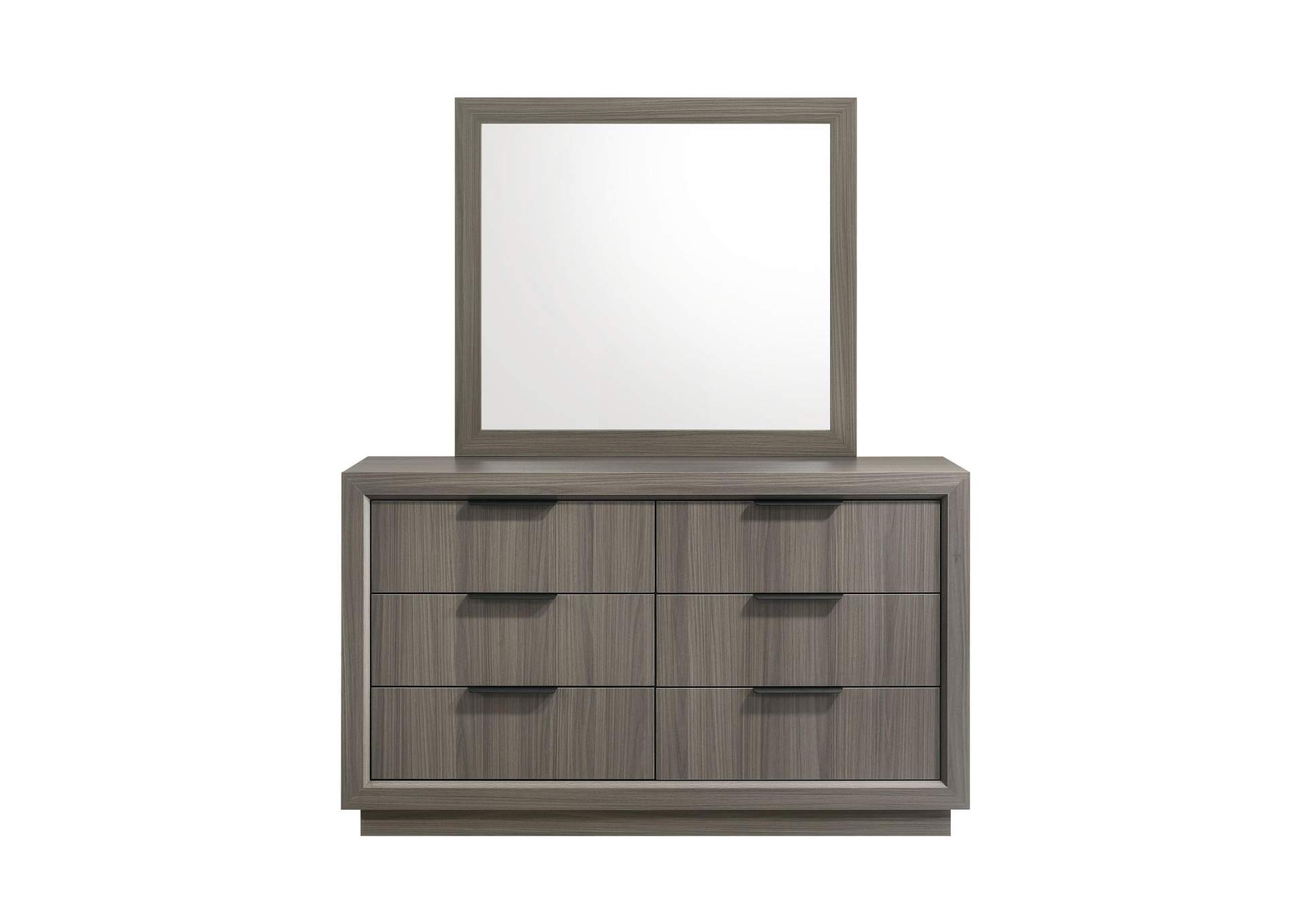 Martina Dresser And Mirror Set In Grey image 4