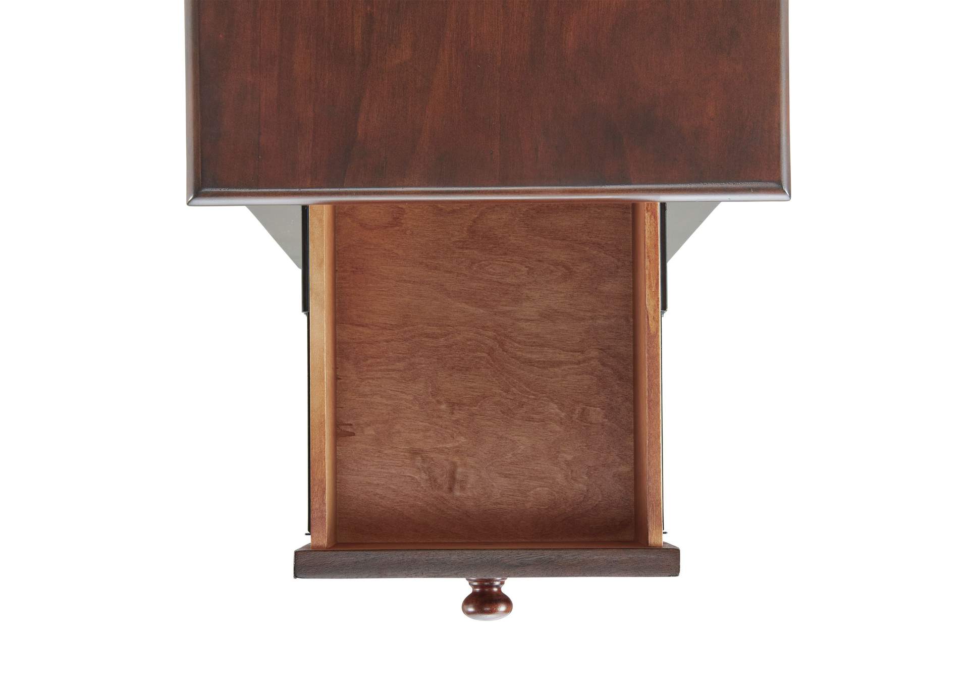Marty Side Table With Power Port USB In Espresso 3A