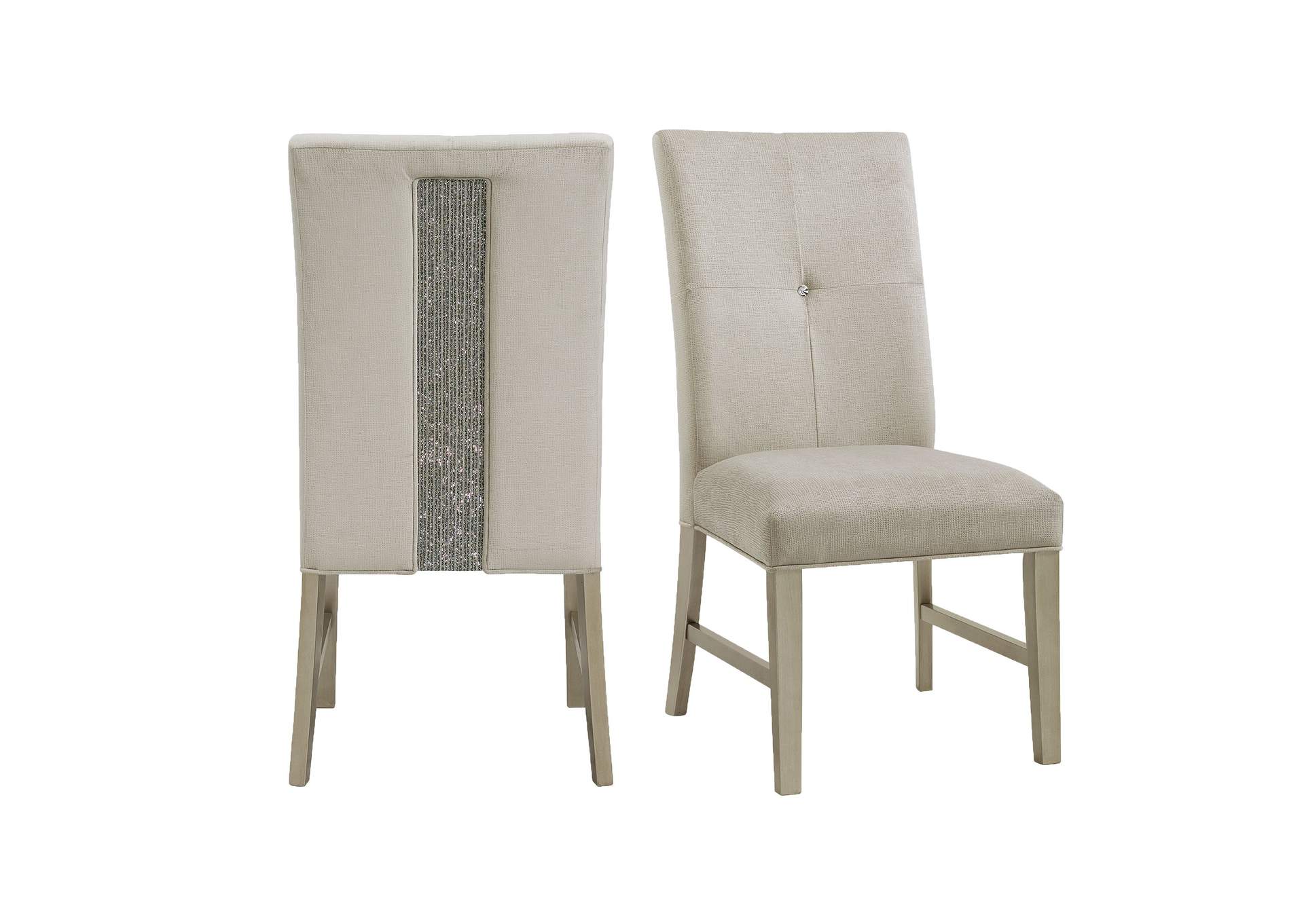Maxwell Dining Side Chair In Champagne 2 Per Carton image 6