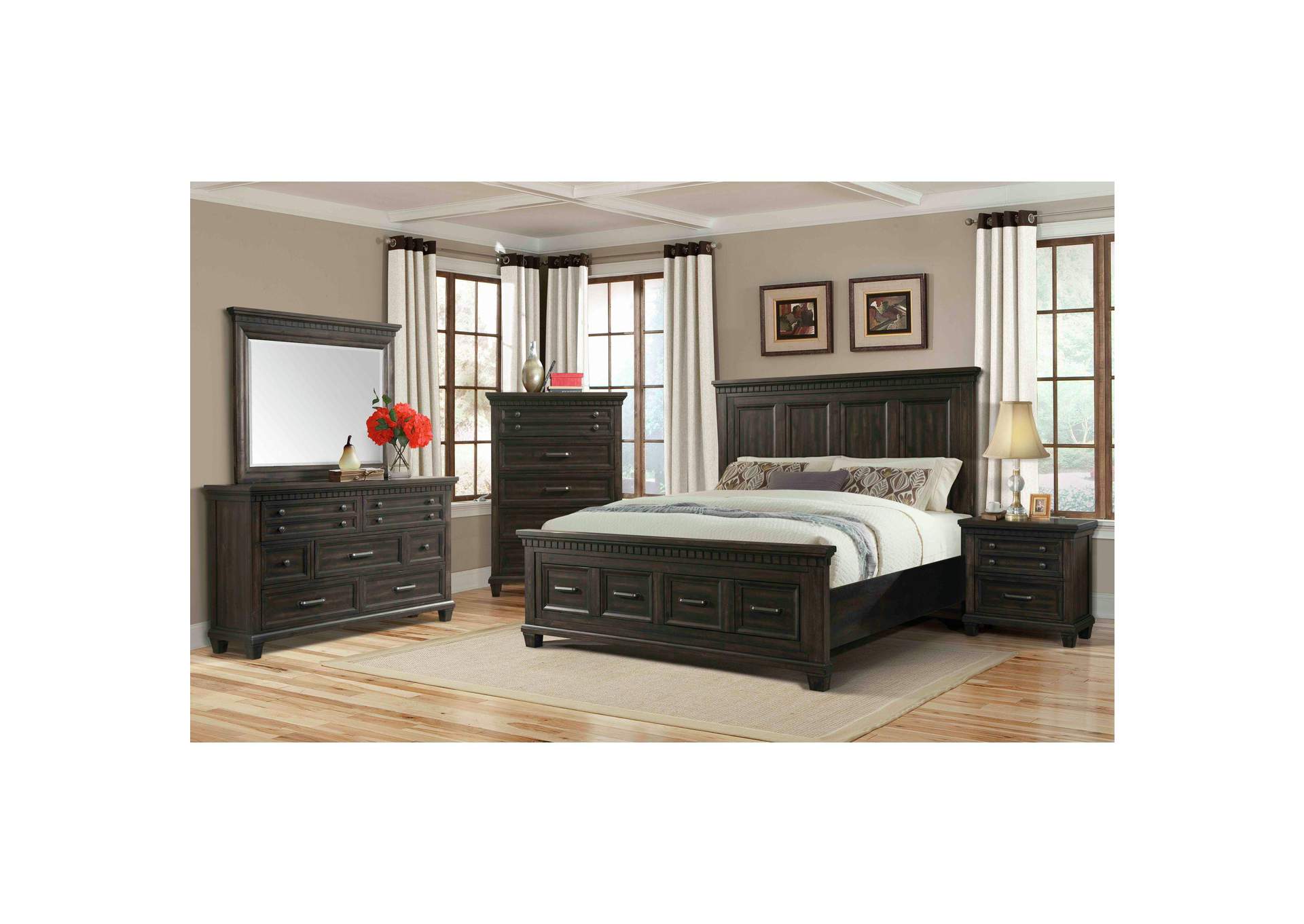 Mccabe 2 - Drawer King Storage Bed image 1
