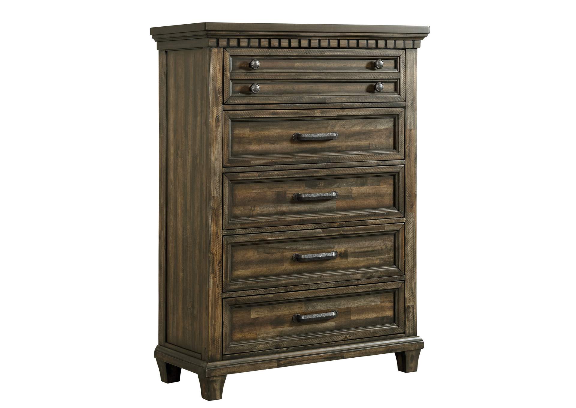 Mccoy 5 - Drawer Chest In Charcoal
