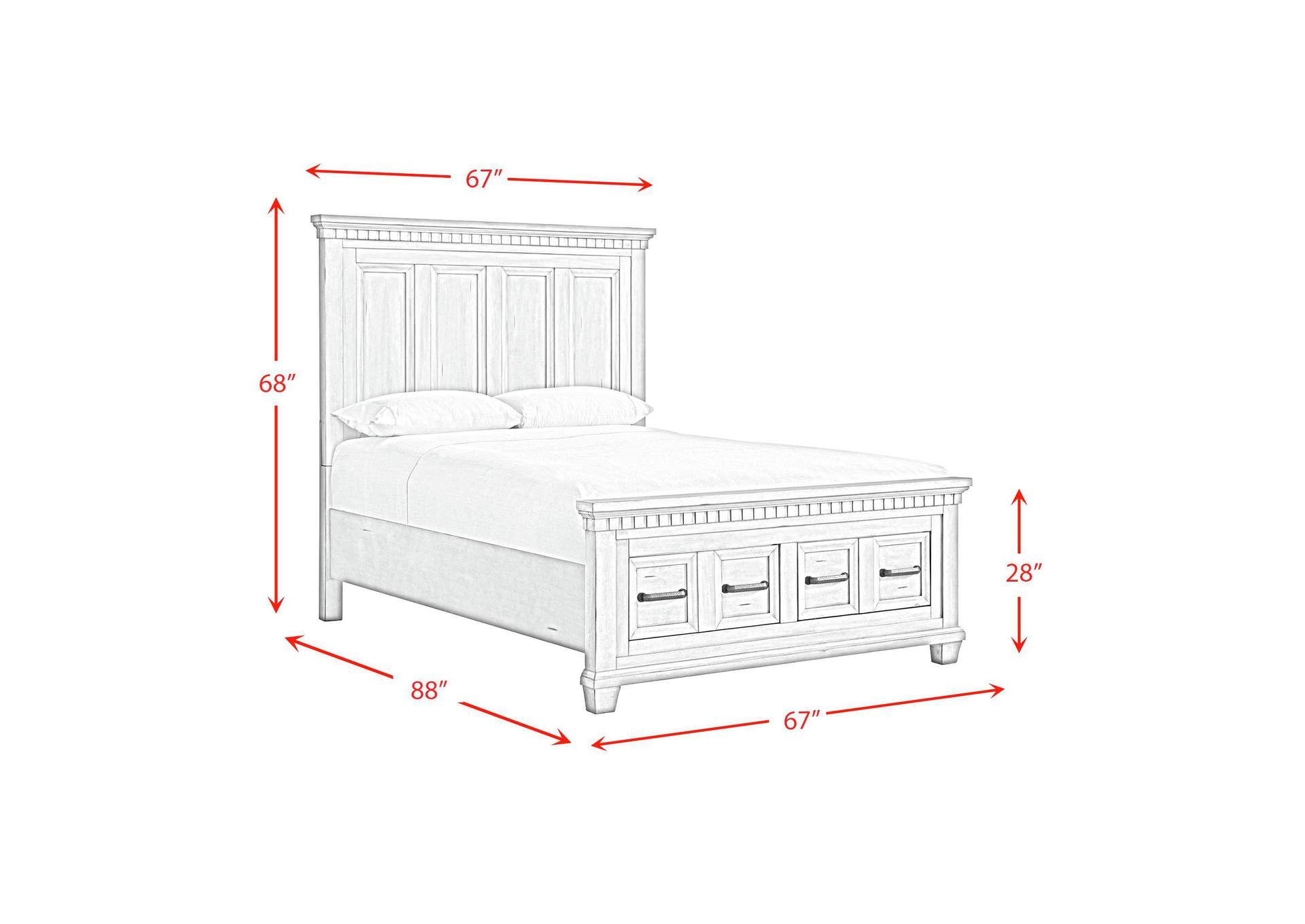 Mccoy Queen Storage Bed In Charcoal image 6