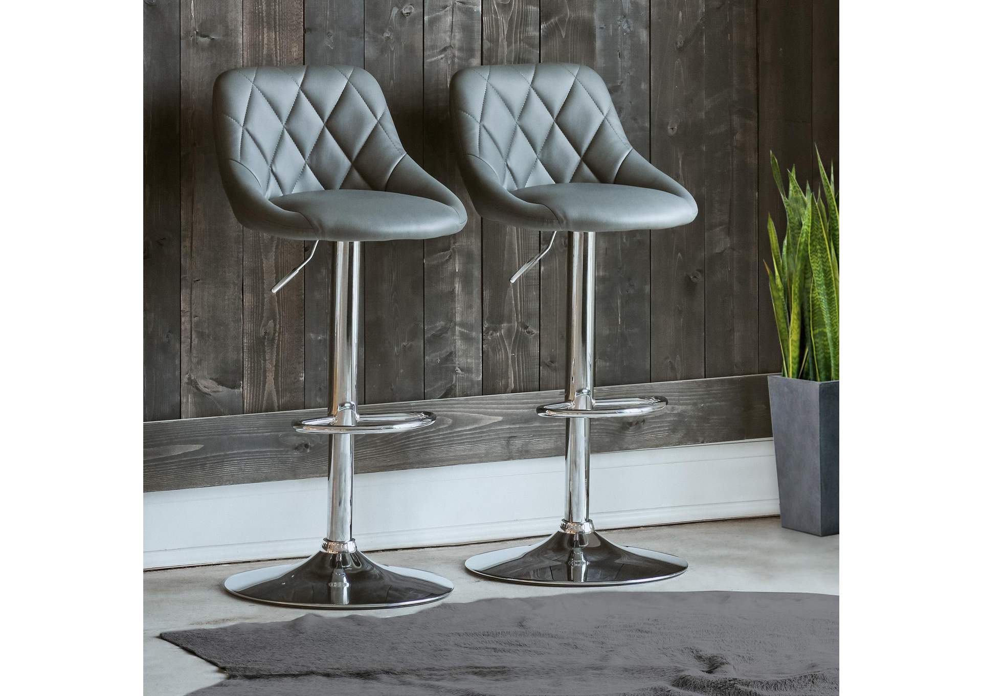 Melissa D235 - 4 Grey Bar Stool 2 Per Carton image 1