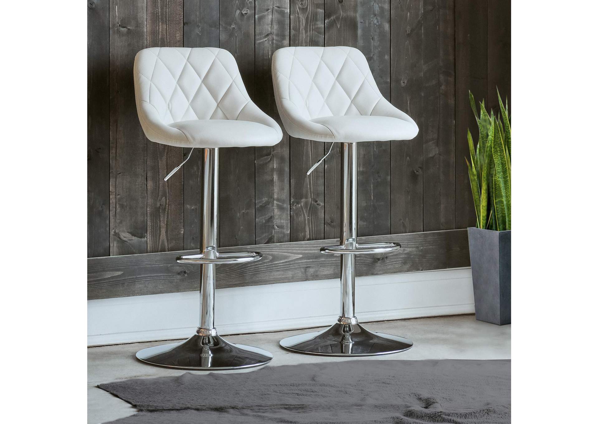 Melissa D235 - 4 White Bar Stool 2 Per Carton image 1