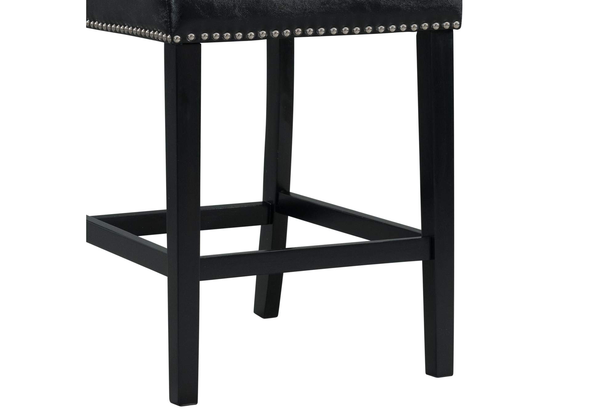 Meridian Counter Side Chair Black 2 Per Pack image 5