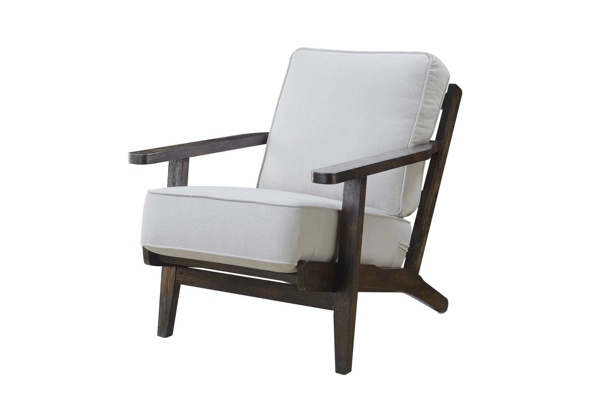 Metro Chair Taupe - Espresso Wood Finish 3A image 6