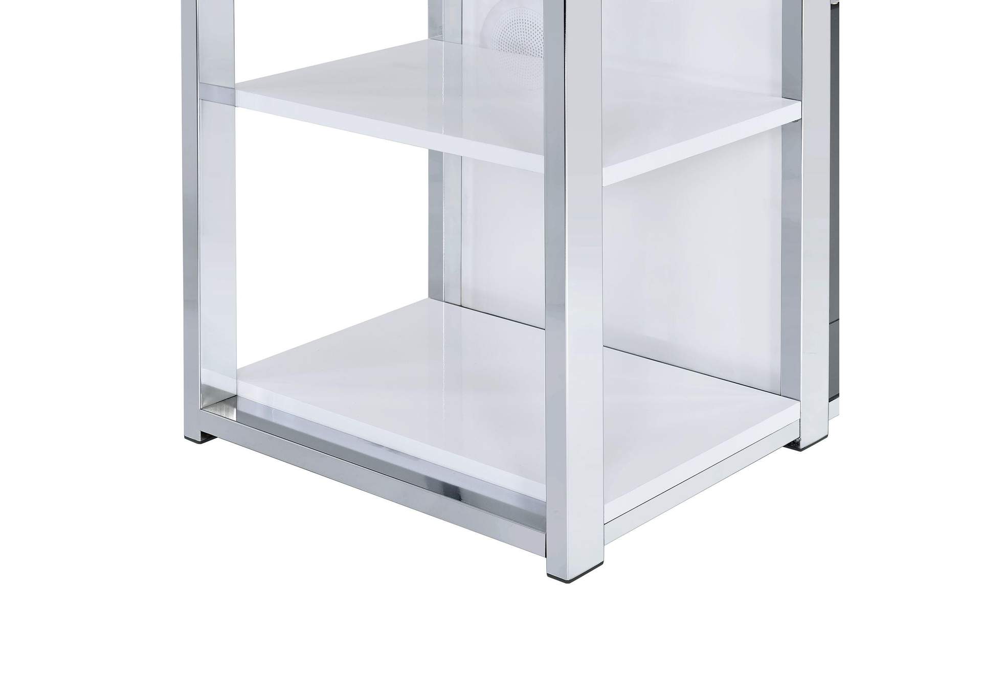 Midway 80 TV Console With Firelight In White image 6