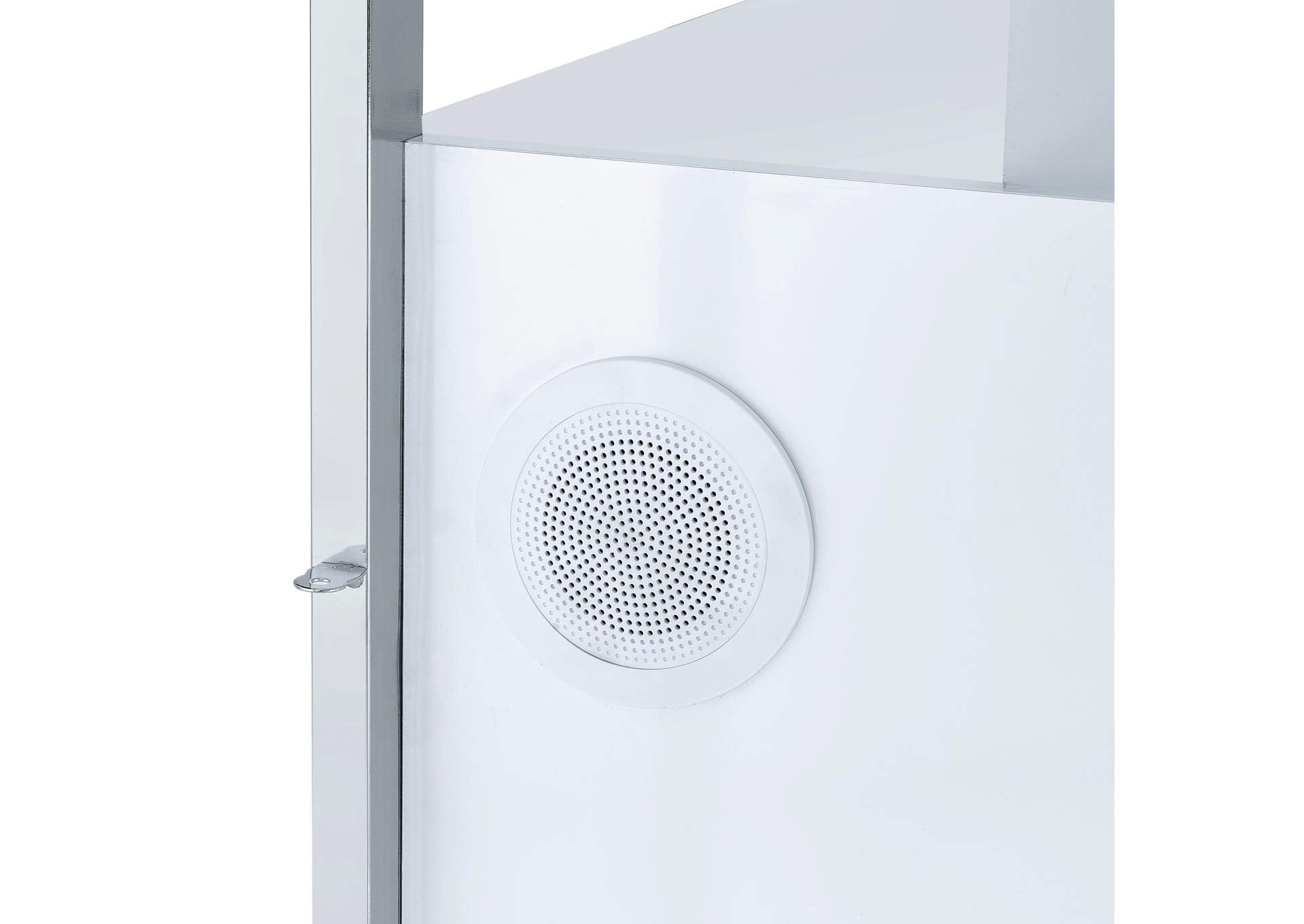 Midway 80 TV Console With Firelight In White image 4