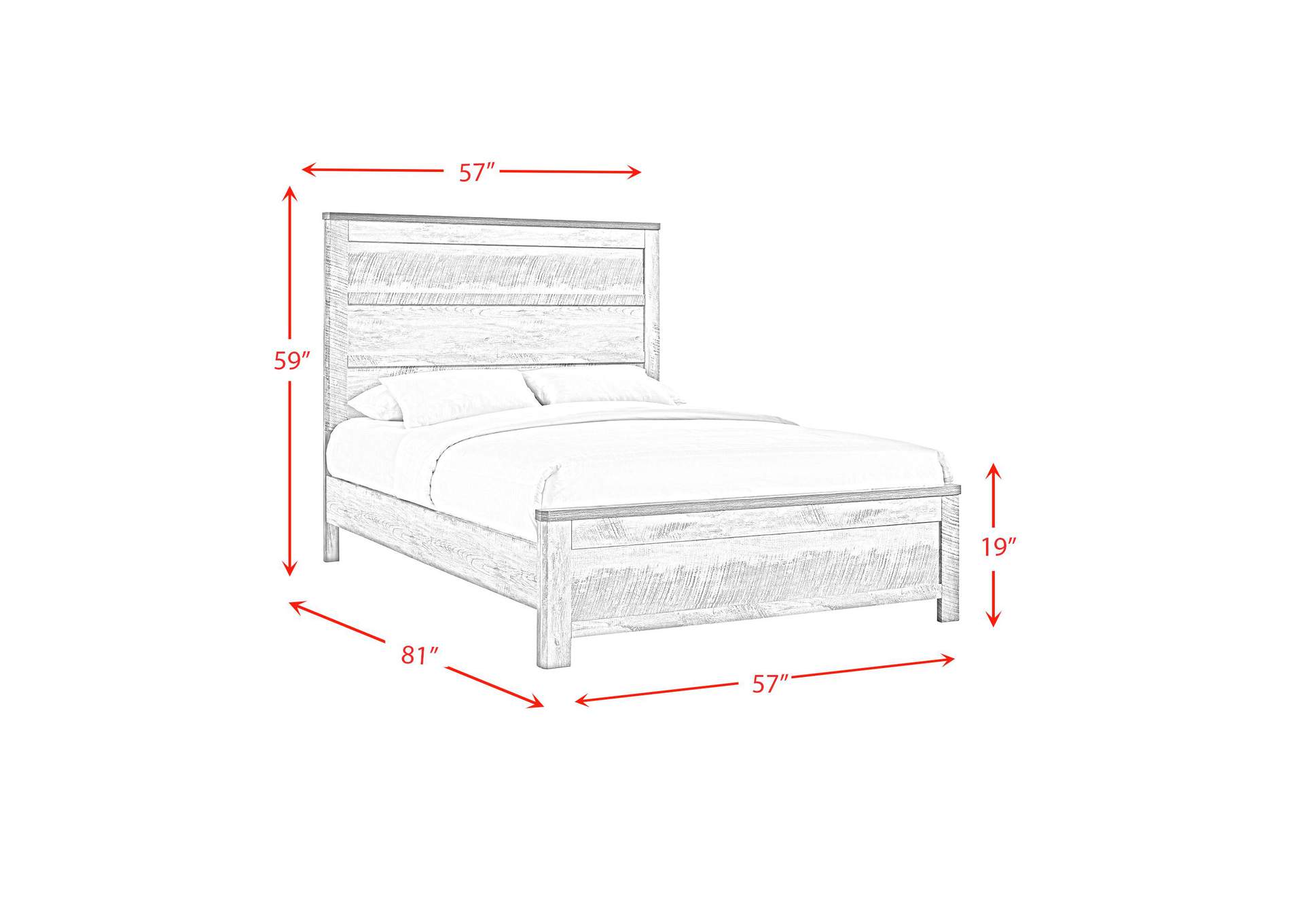 Millers Cove Full Panel Bed image 5